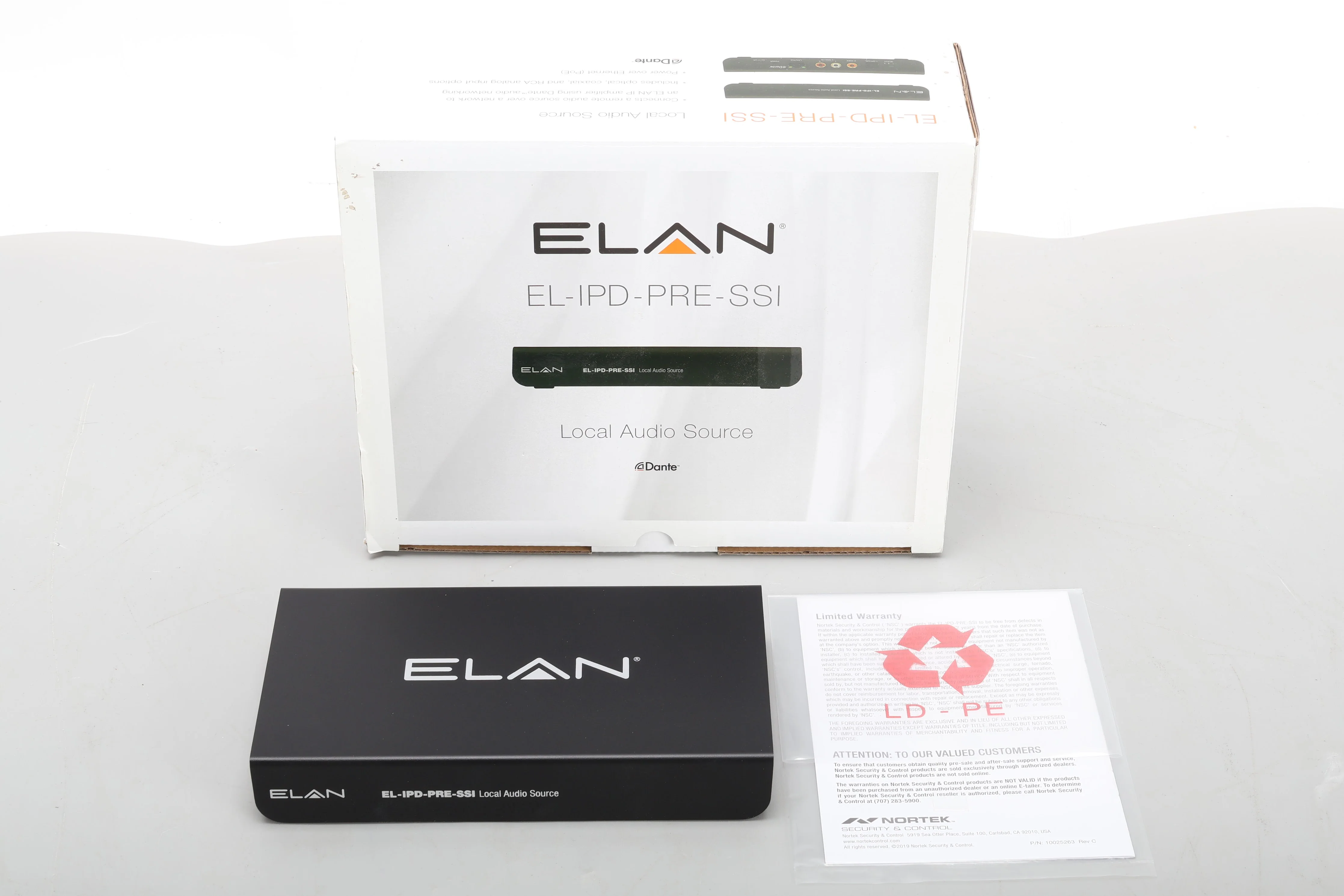 Elan EL-IPD-PRE-SSI Local Audio Source With Original Box