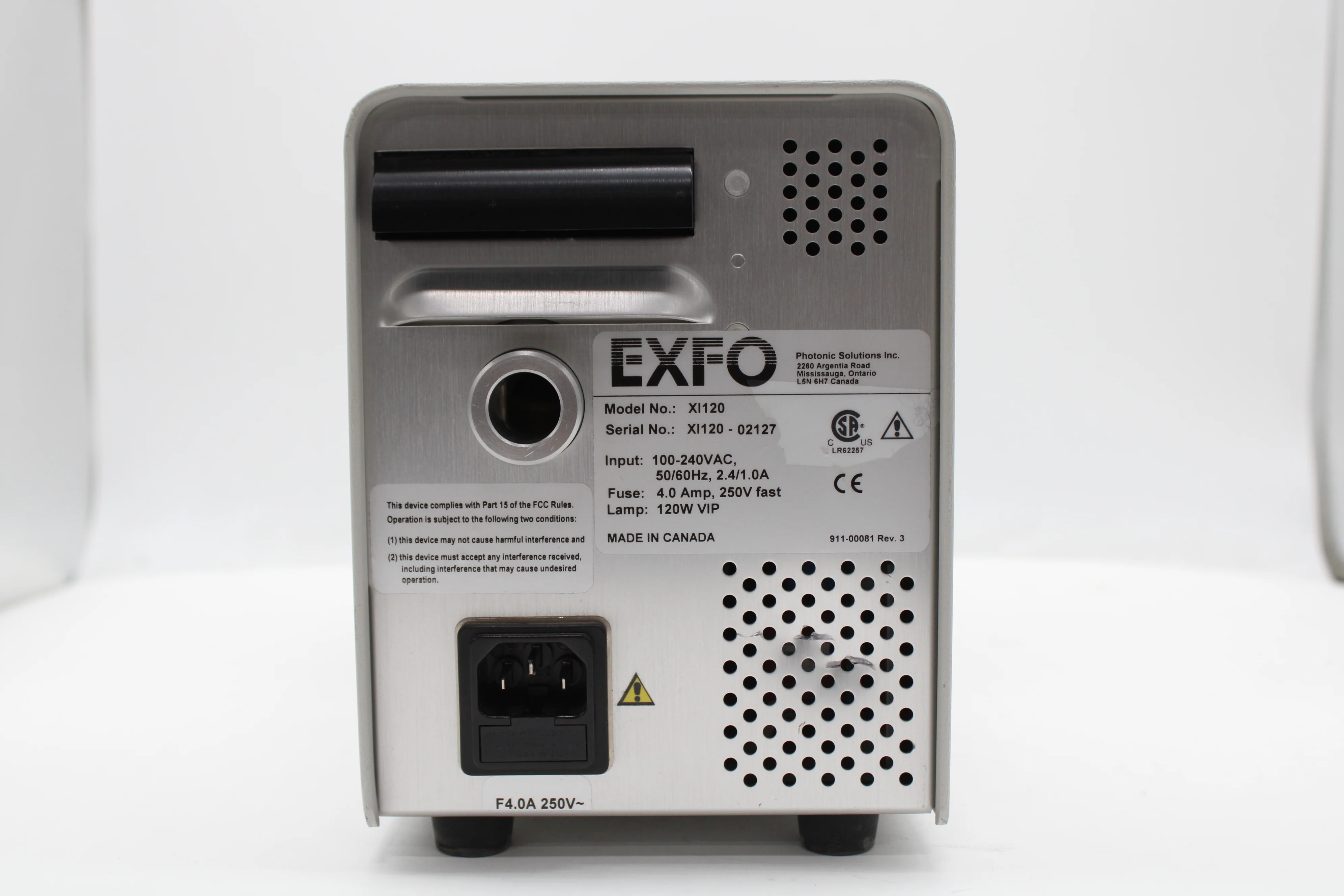 Exfo XI120 X-Cite 120 Fluorescence Illumination System - AS IS - Image 5