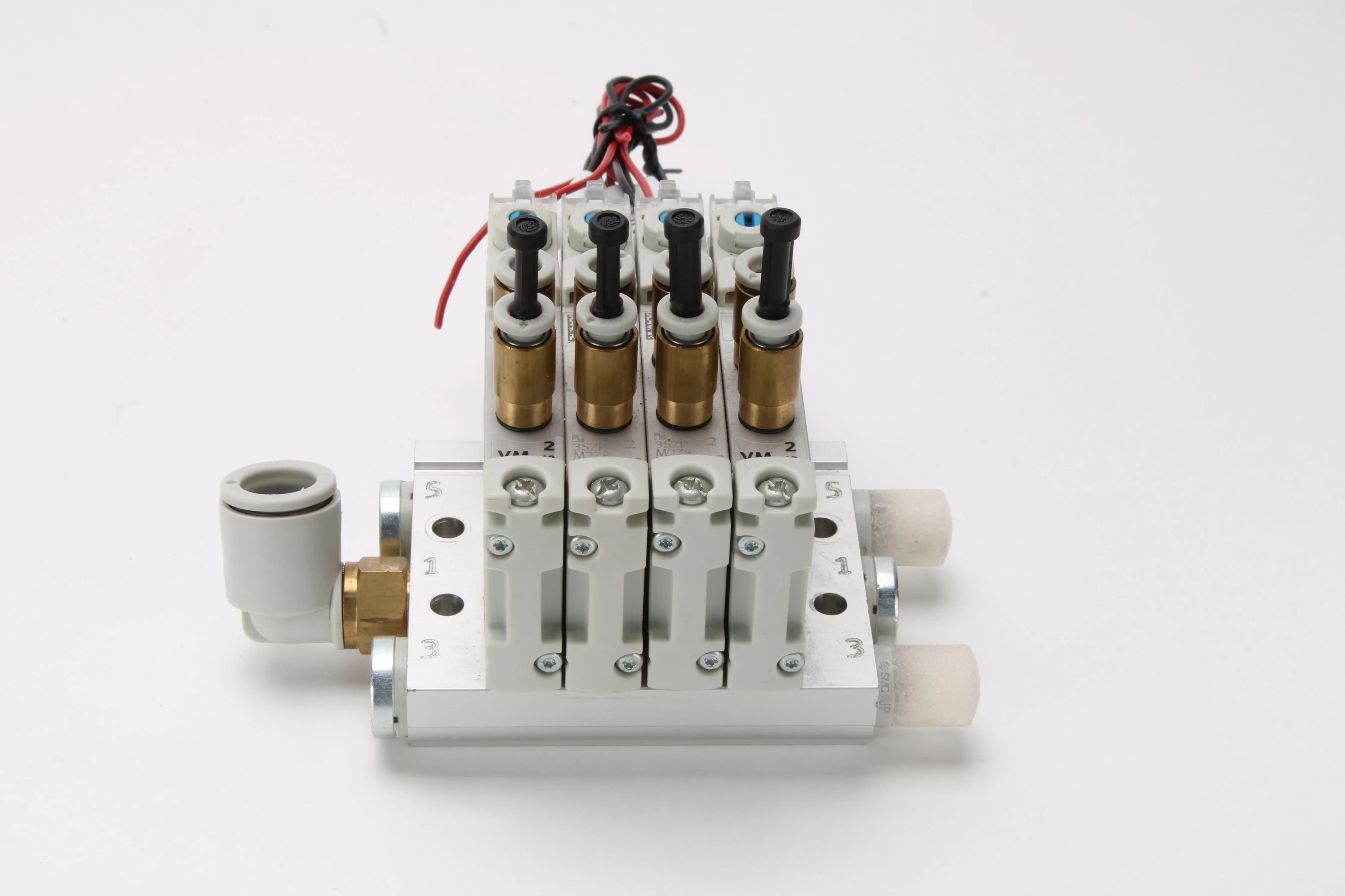 Festo 4x VUVG-LK10-M52-AT-M5-1H2L-S Solenoid Valve With Manifold - Image 2