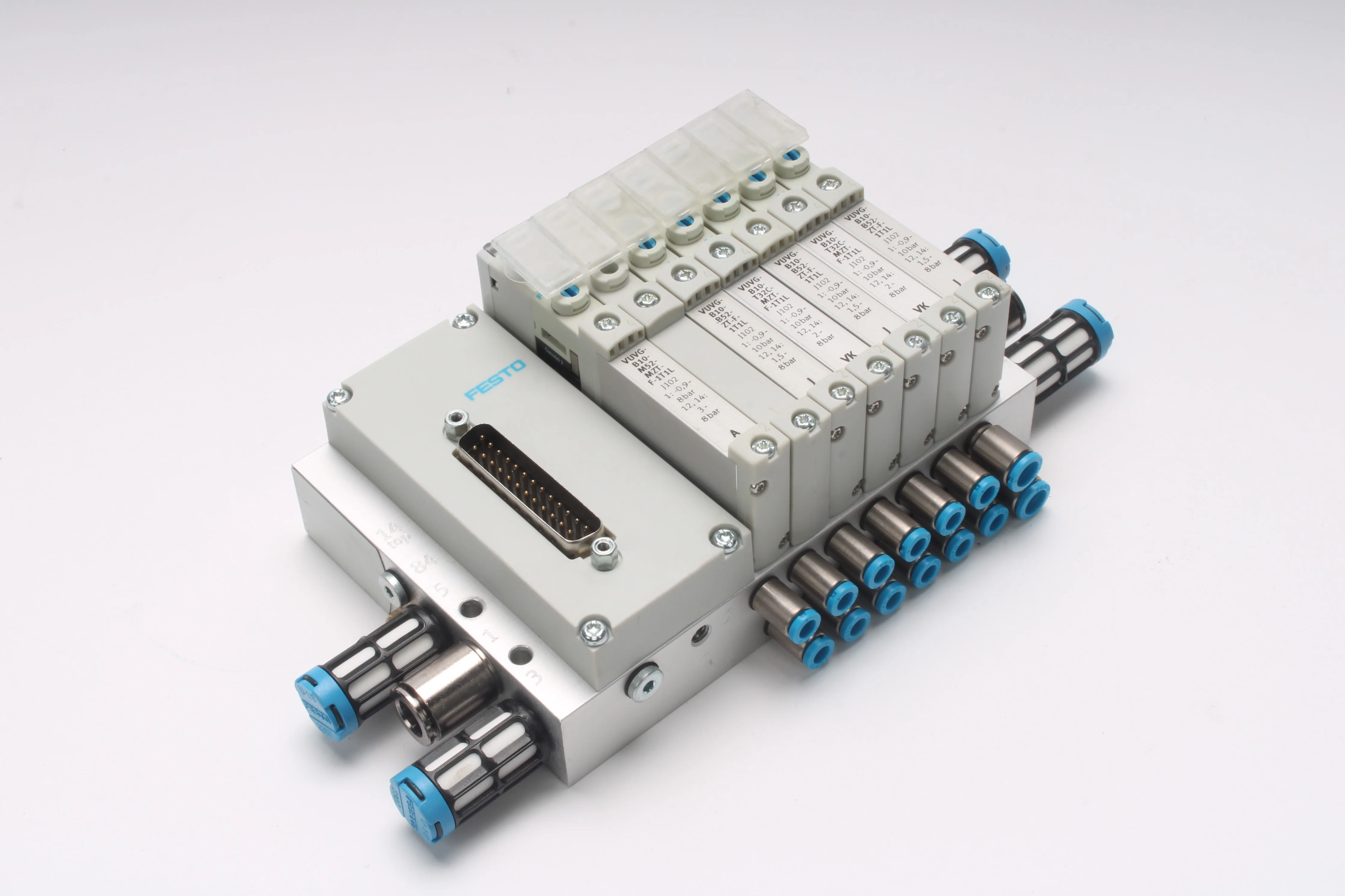 Festo VTUG-10-MSDR-B1T-25V20-G18-U-Q4S-ALJVKTSJQ6+M1TV Terminal Valve - Image 3