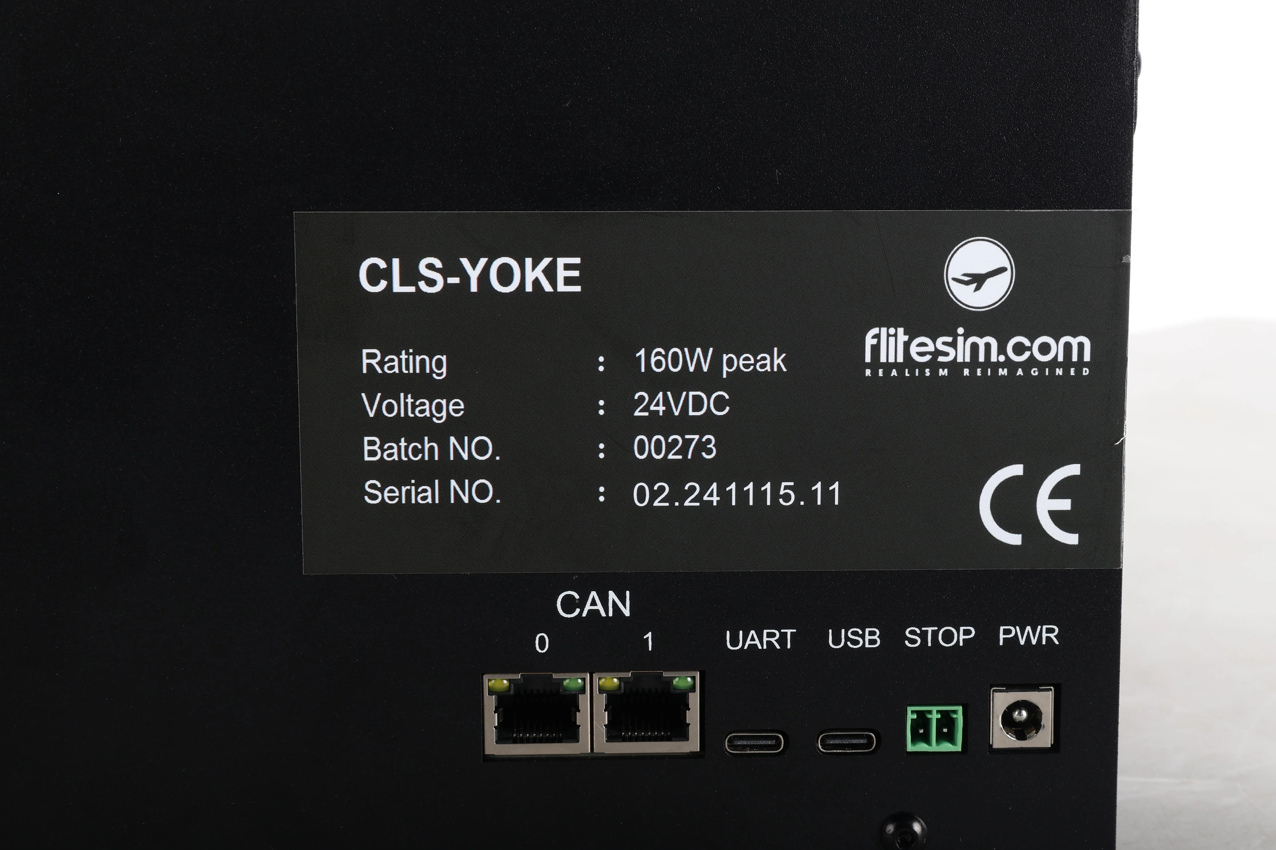 Flitesim CLS-120 Force Feedback Flight Yoke - CLS-YOKE - Flight Simulator - Image 6