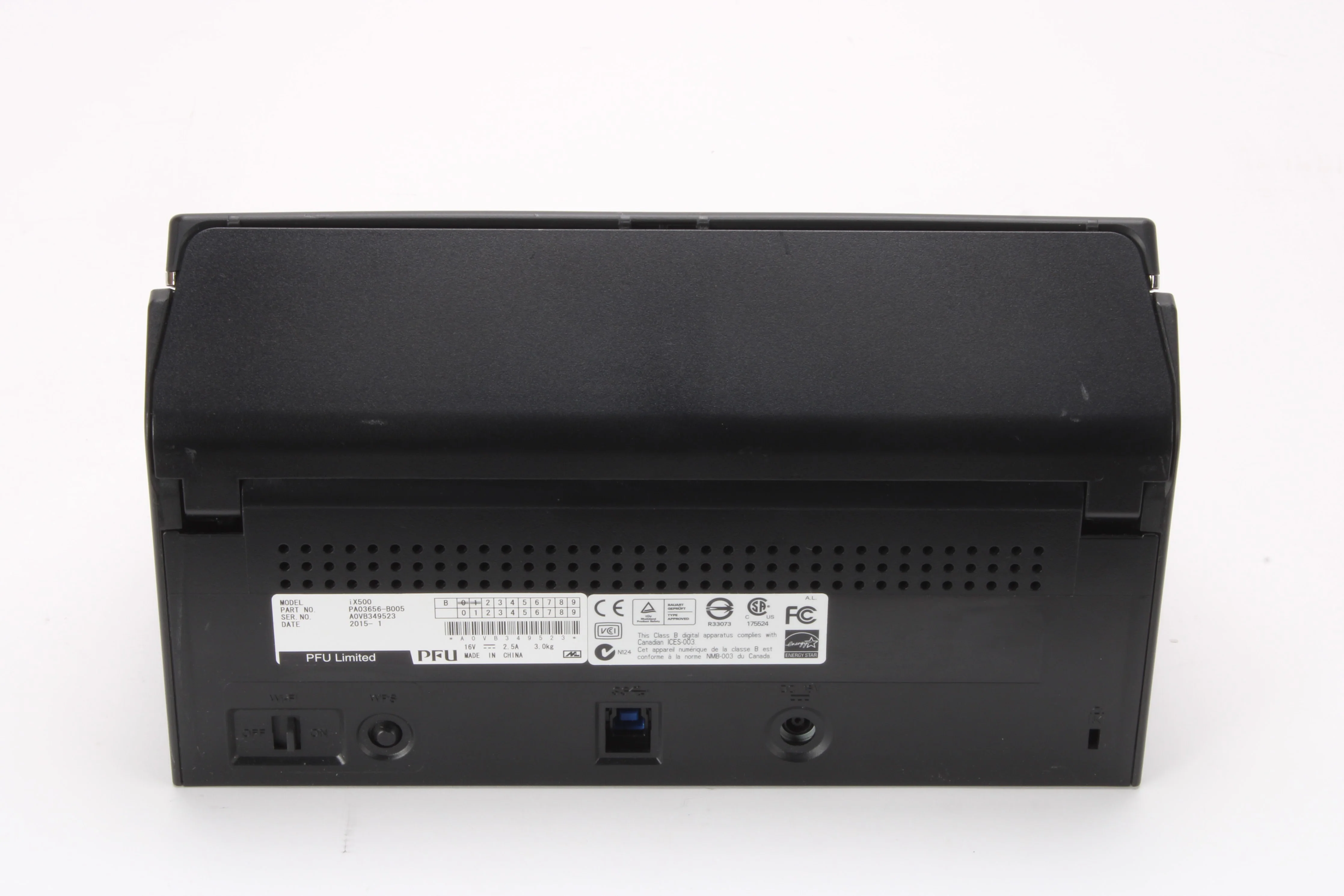 Fujitsu iX500 ScanSnap Color Duplex Image Document Scanner PA03656-B305 - Image 3