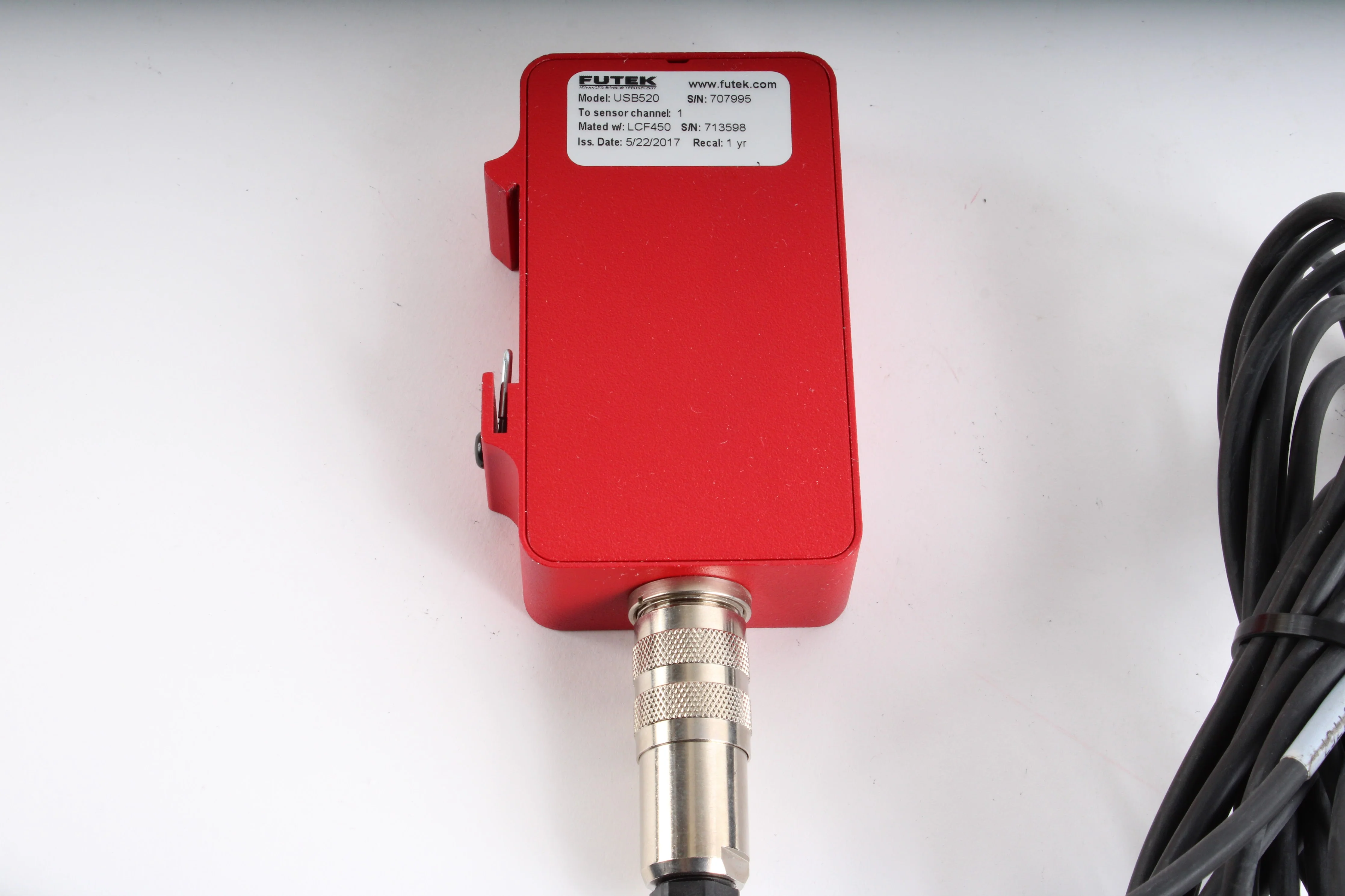 Futek USB520 Amplified & Encoder Input USB Solution W/ LCF450 Pancake Load Cell - Image 10