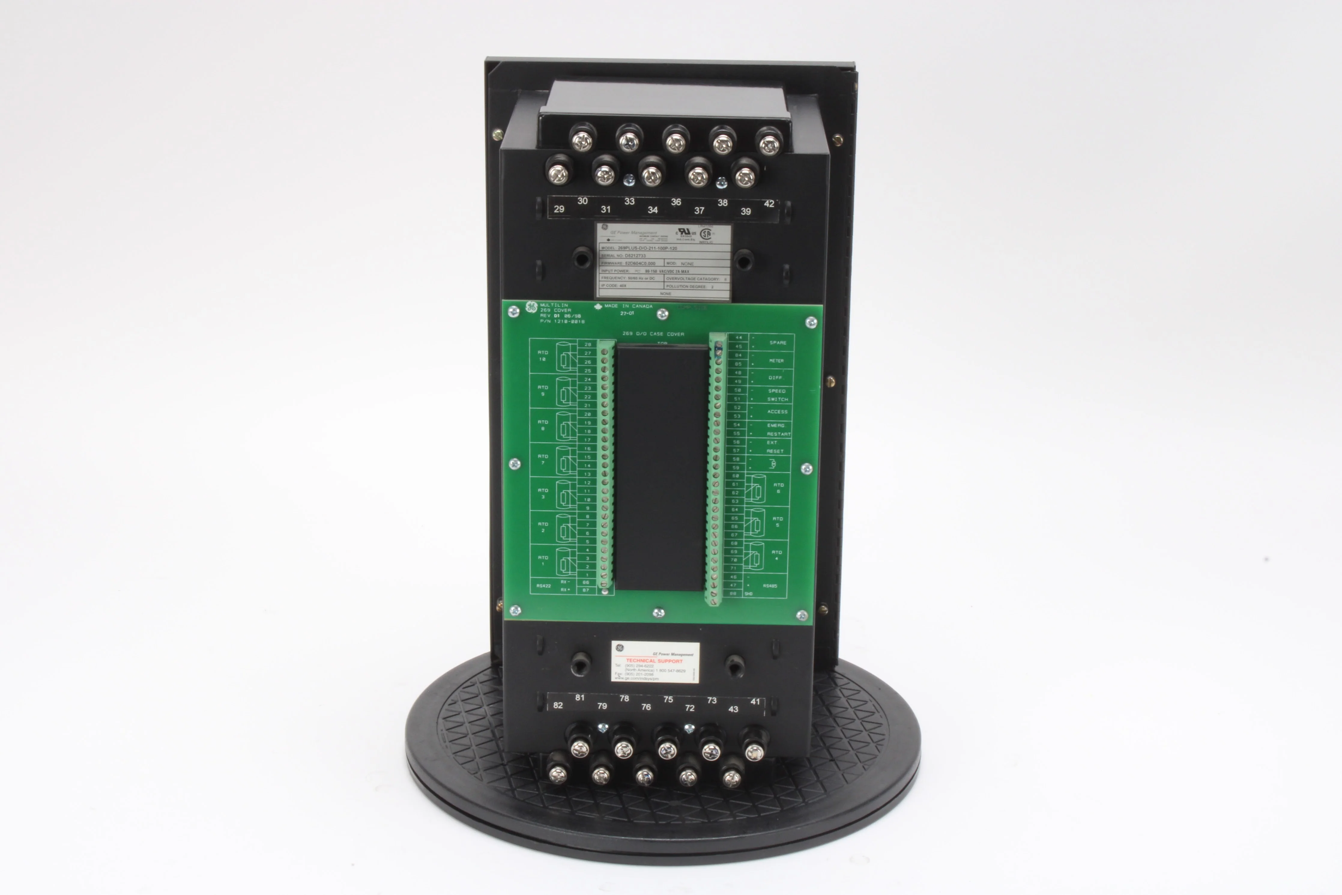GE 269PLUS-D/O-211-100P-120 269 Plus Motor Management Relay - Fair Condition - Image 4