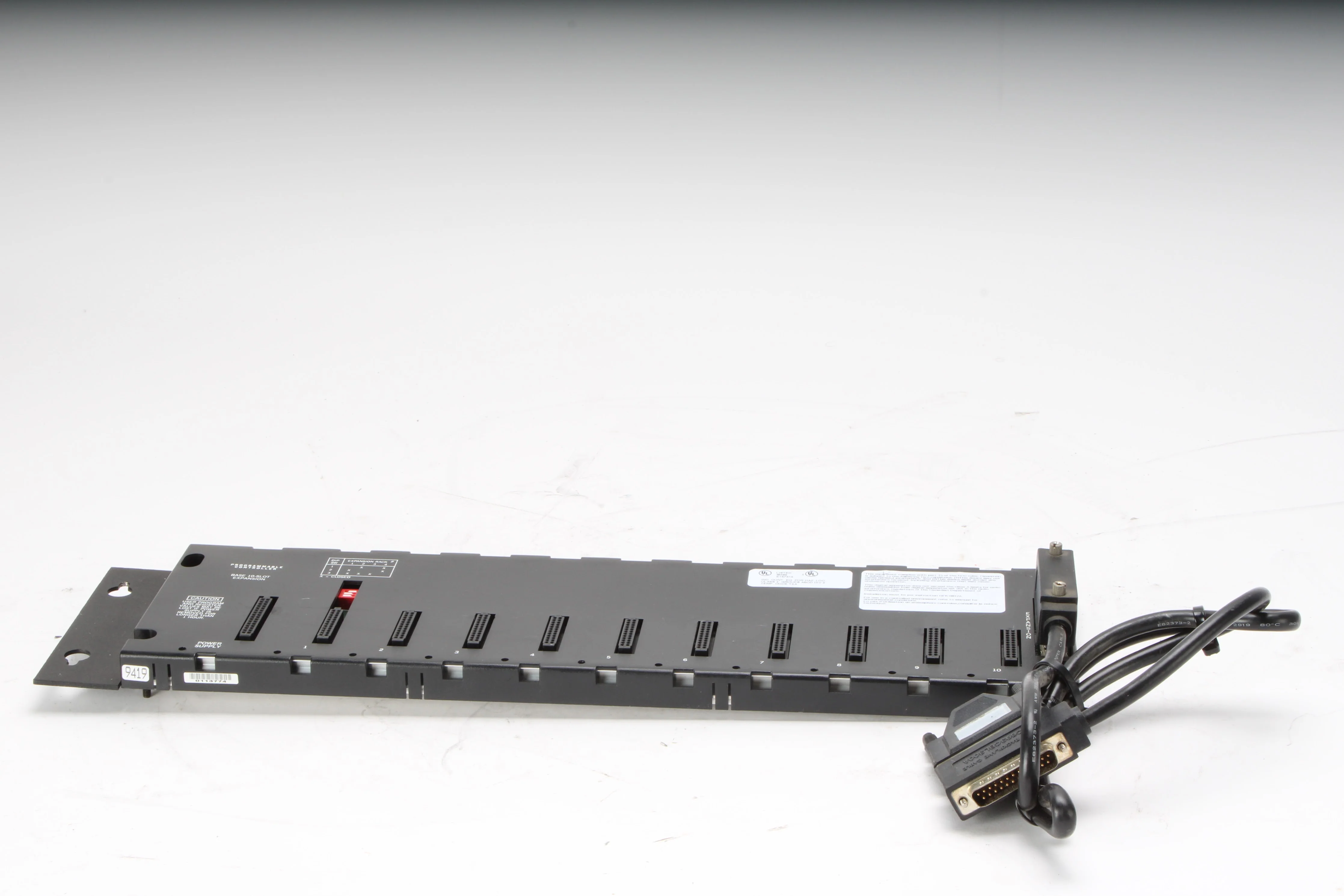 GE Fanuc 90-30 IC693PWR321P 30W Power Supply W/ 10-Slot Base & Modules - AS IS - Image 6