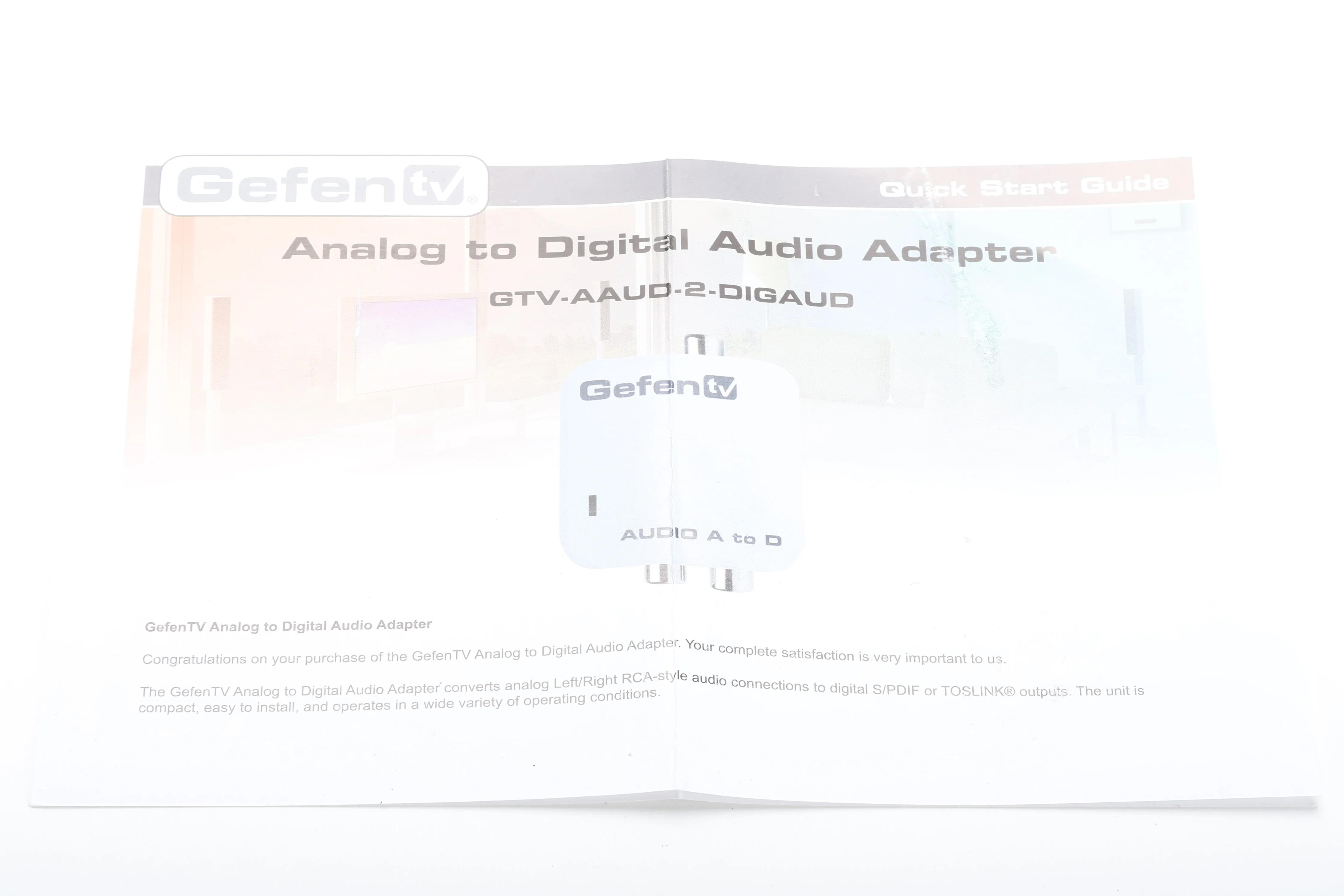 Gefen GTV-AAUD-2-DIGAUD Analog to Digital Audio Converter With Accessories - Image 10