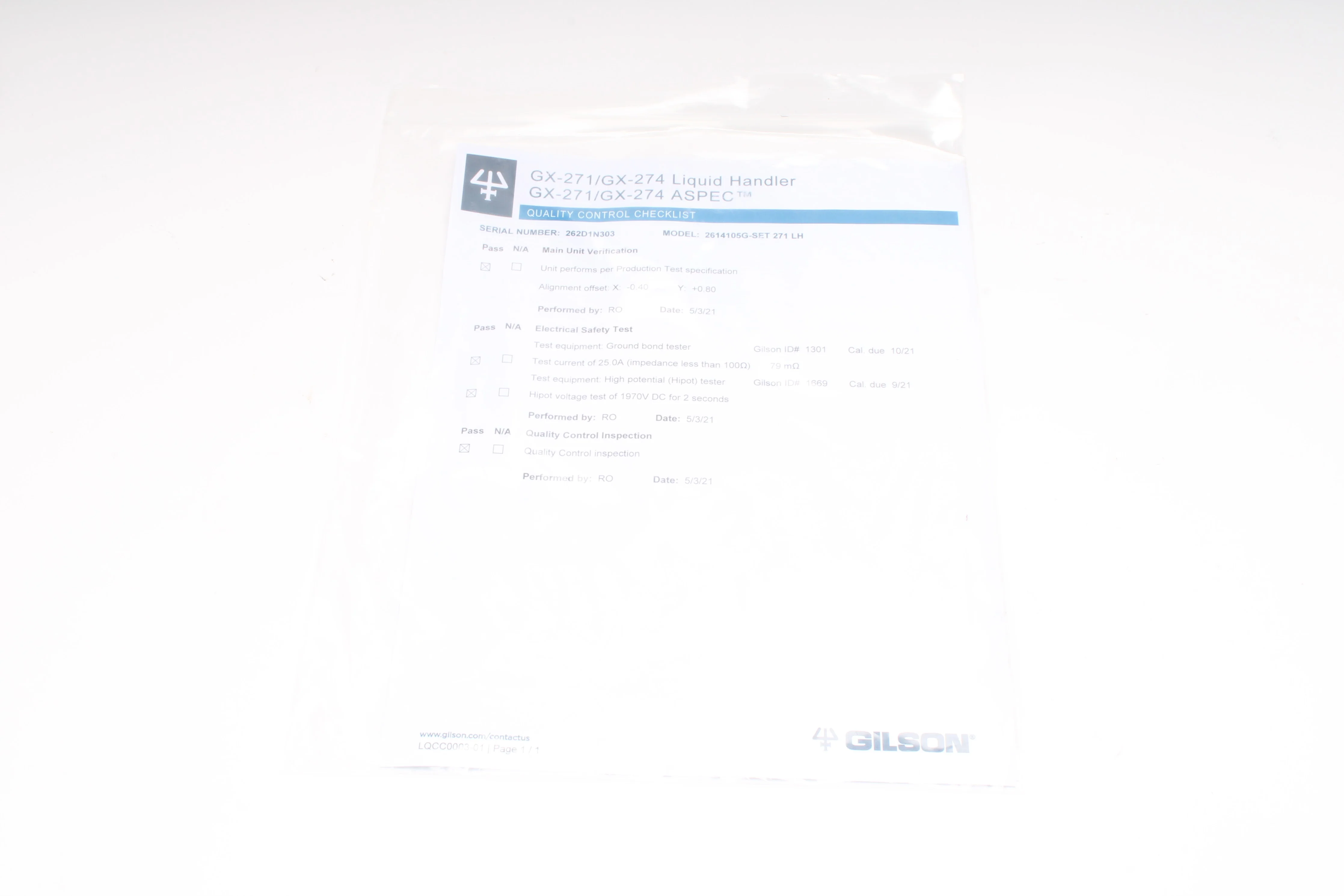 Gilson GX-271 Liquid Handler With Software USB Stick 21060005 and Accessories - Image 10