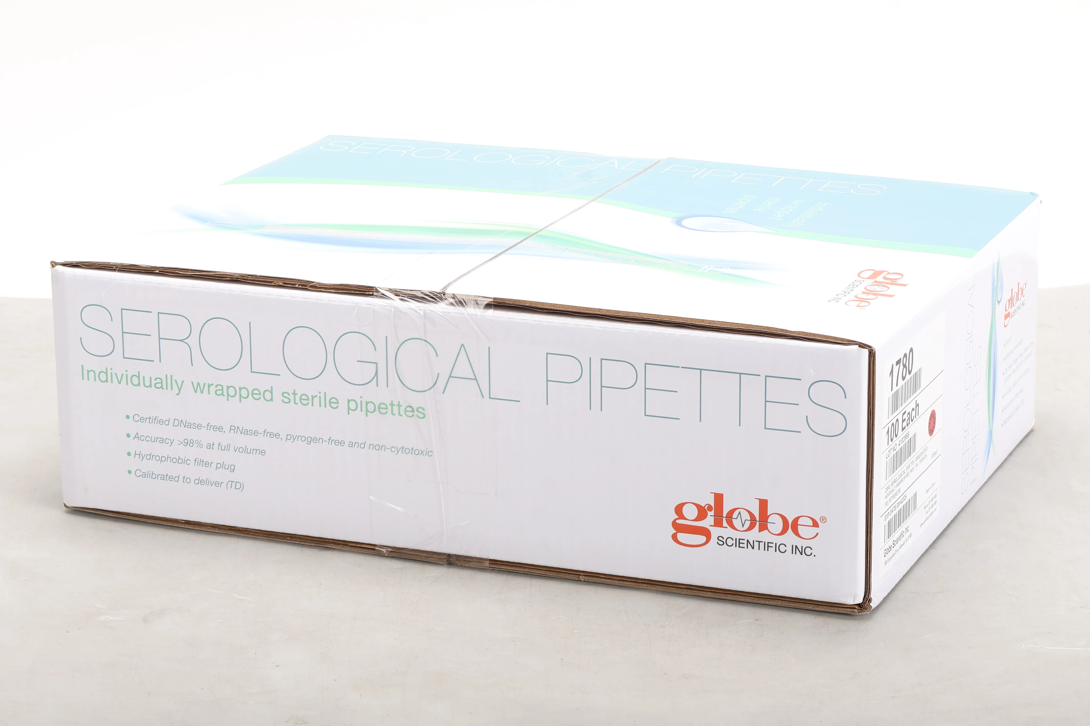 Globe Scientific 1780 Plastic Serological Pipettes TDS-1780 25mL Qty: 100 - NEW - Image 5