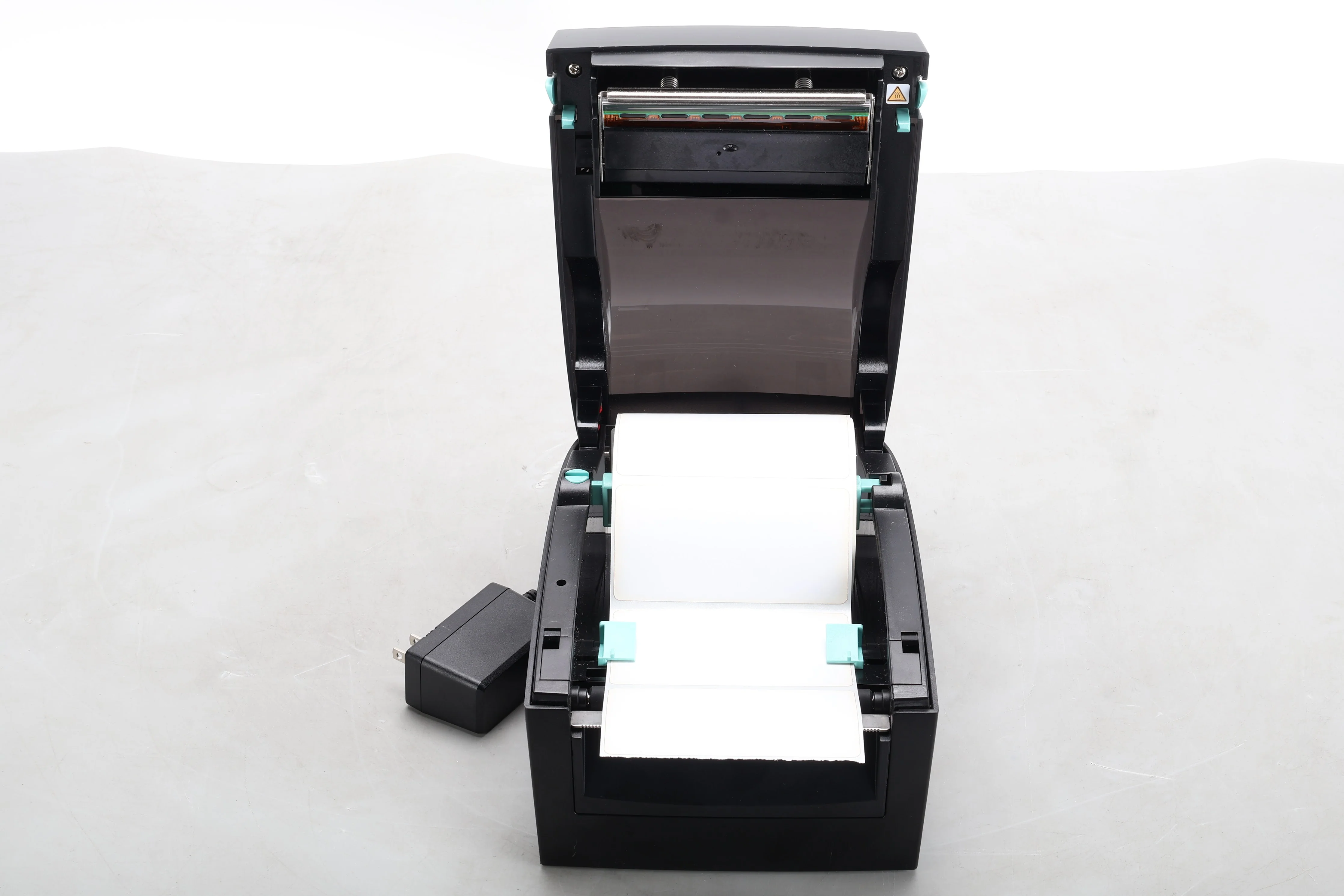 GoDex DT4xW Thermal Shipping Label Barcode Printer W/ Power Cable & Partial Roll - Image 7
