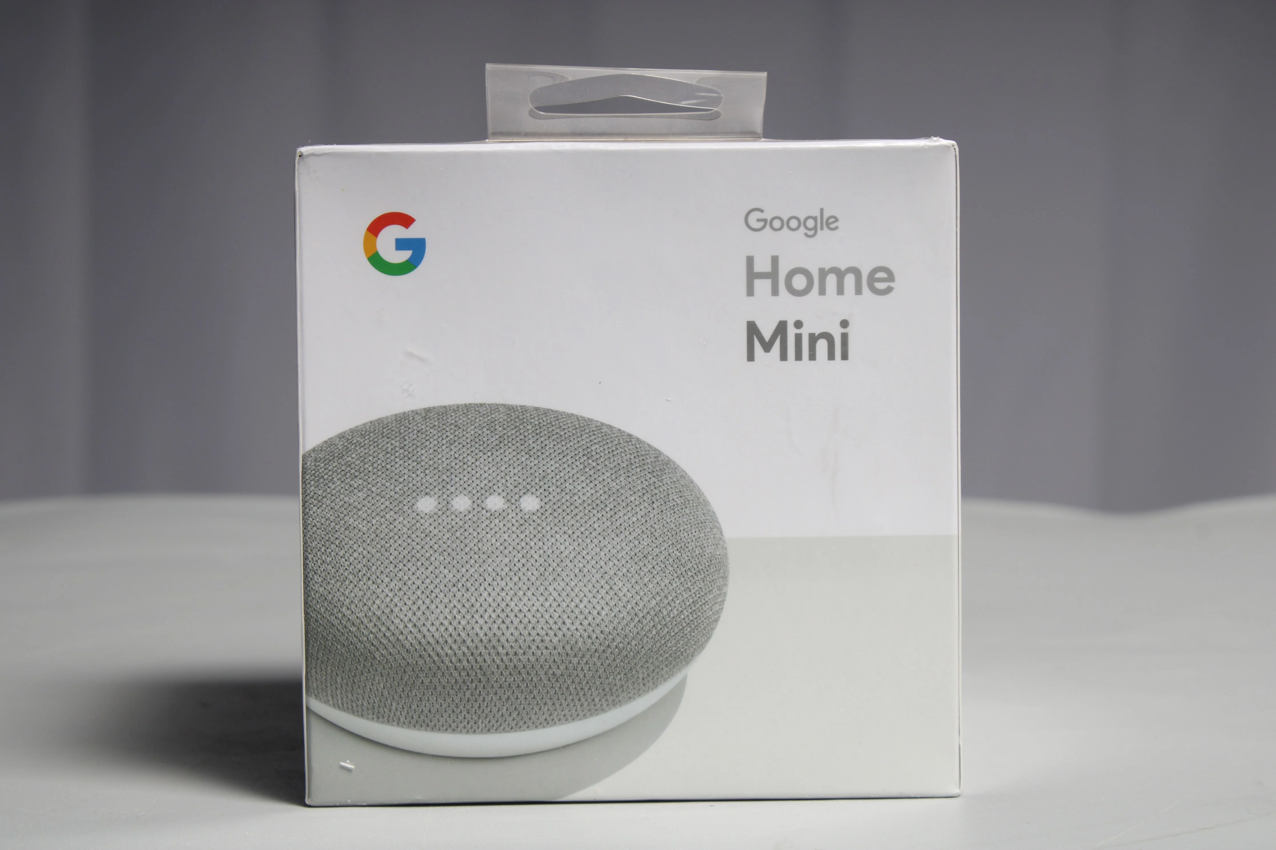 Google Home Mini Smart Assistant Small Speaker Chalk Grey GA00210-US - NEW