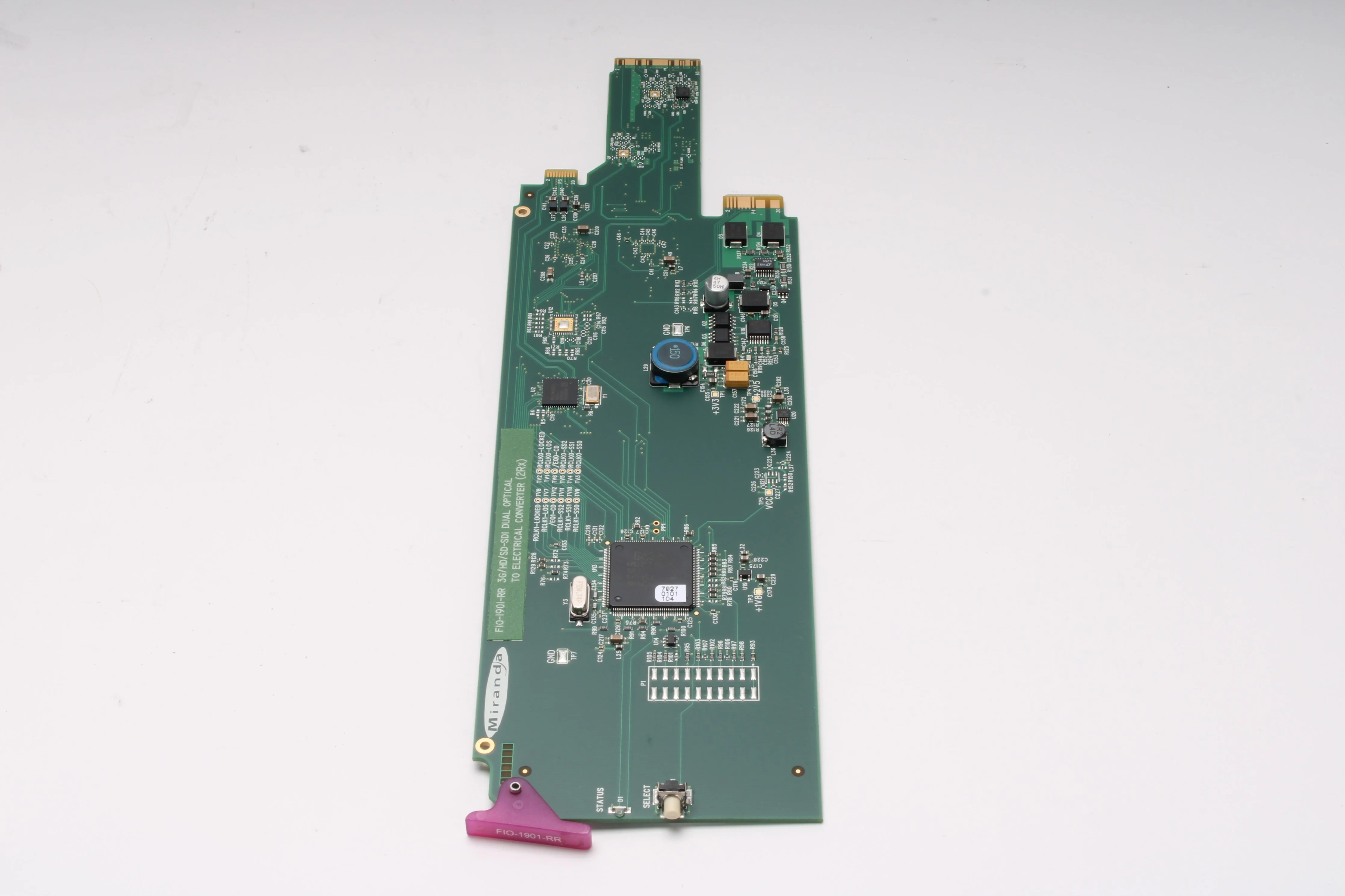 Grass Valley Miranda FIO-1901-RR 3G/HD/SD-SDI Dual Optical Electrical Converter - Image 3