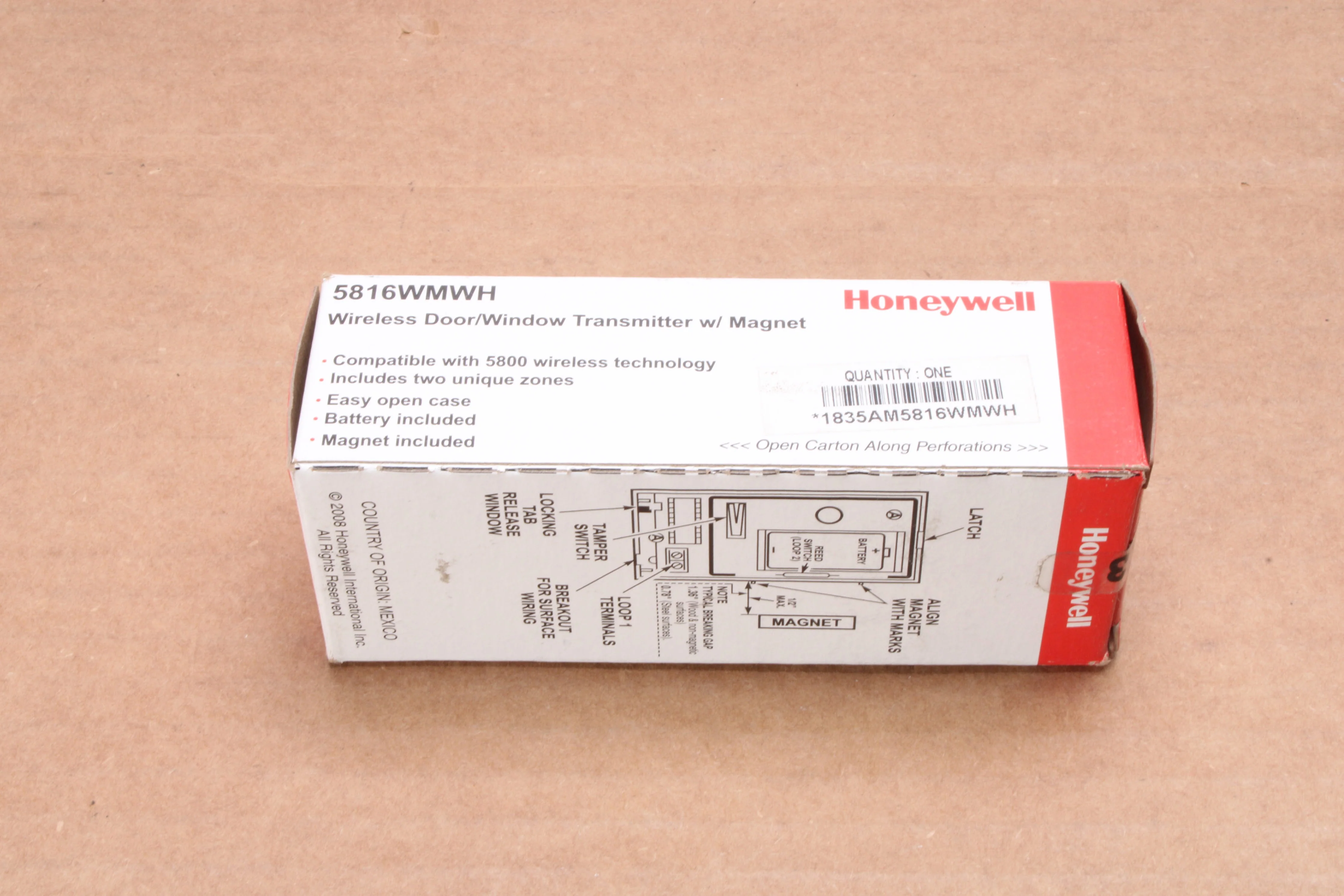 Honeywell 5816WMWH Wireless Door / Window Transmitter - NEW - Image 5