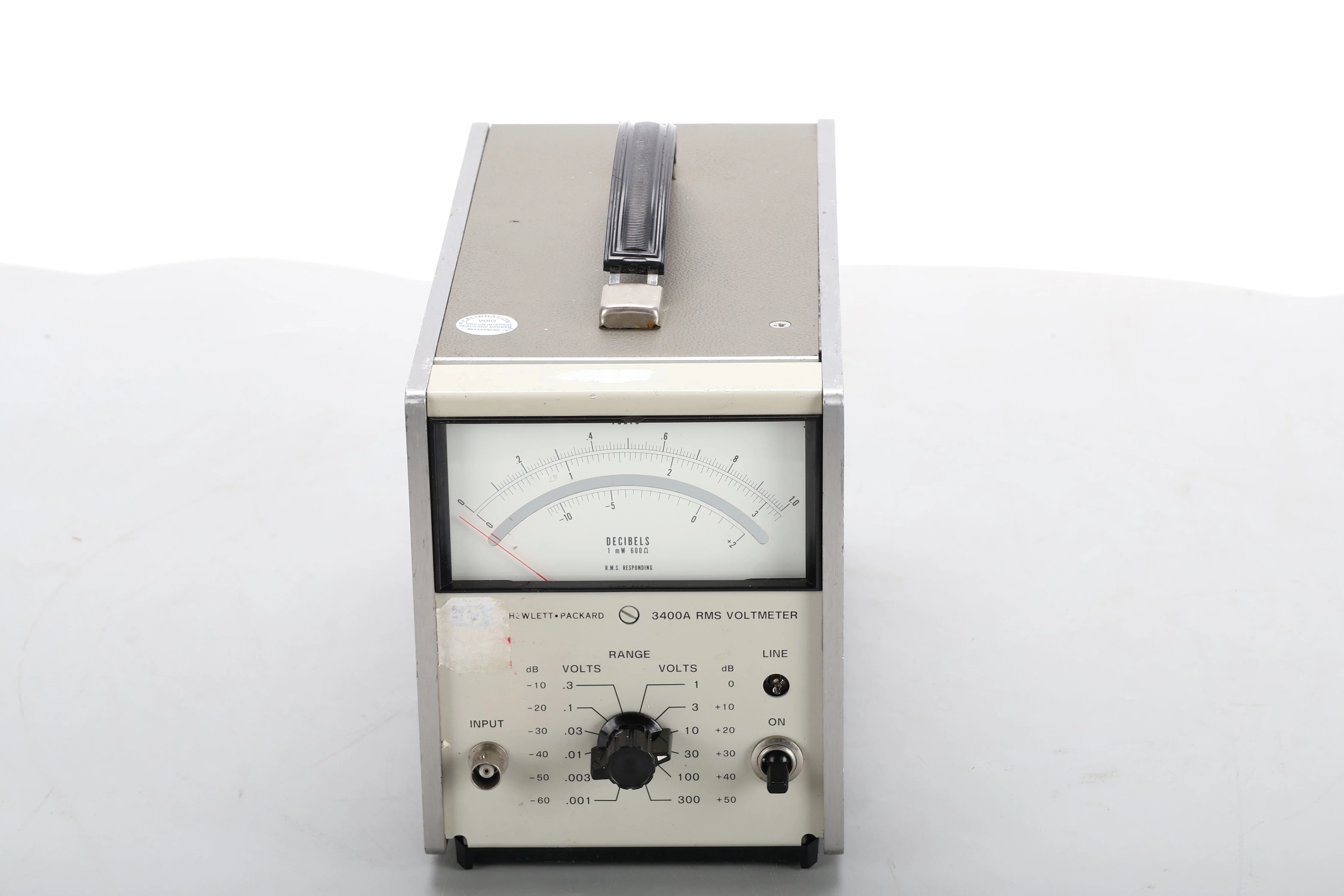 HP 3400A Analog RMS Voltmeter - No Option