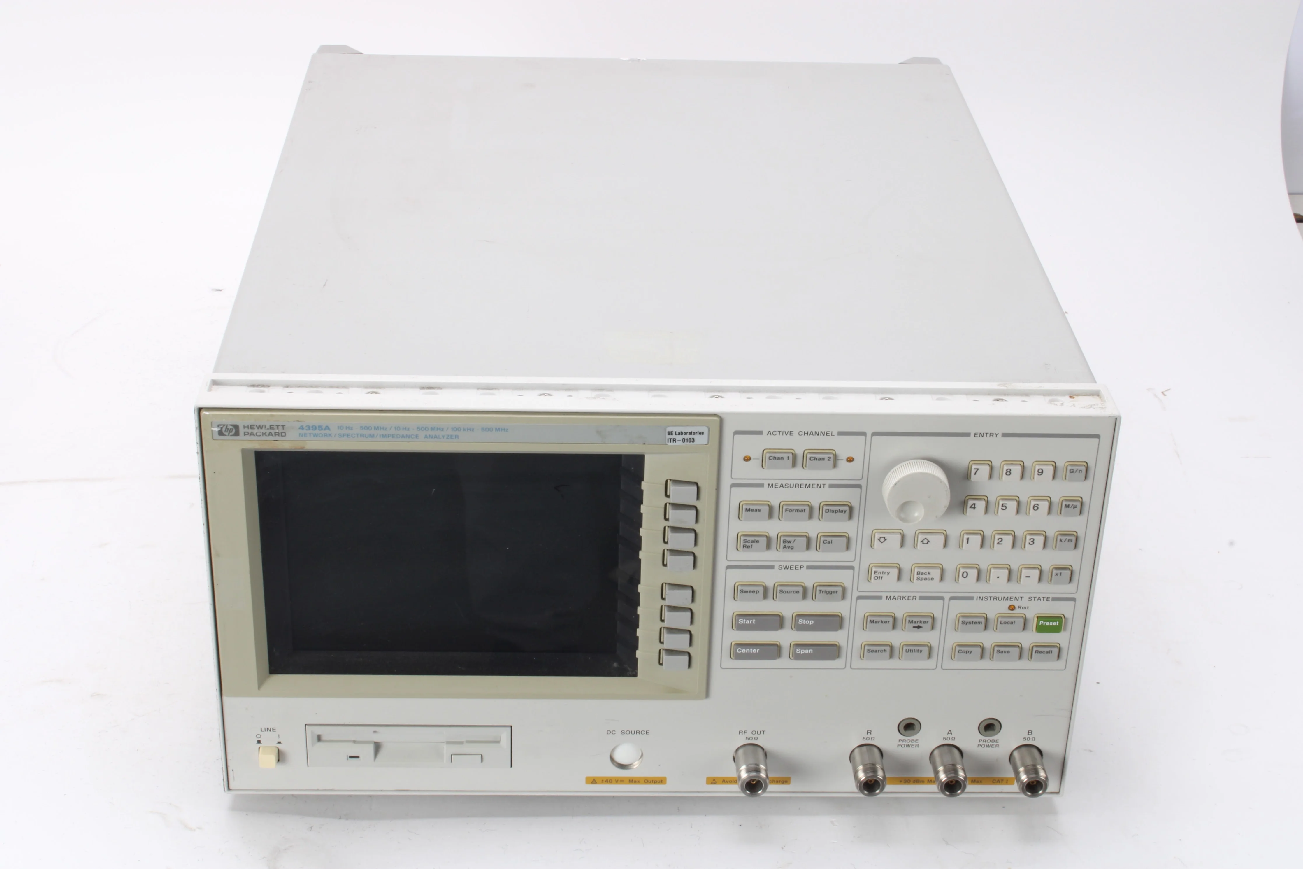 HP 4395A 10 Hz - 500 MHz Network / Spectrum / Impedance Analyzer - No Options