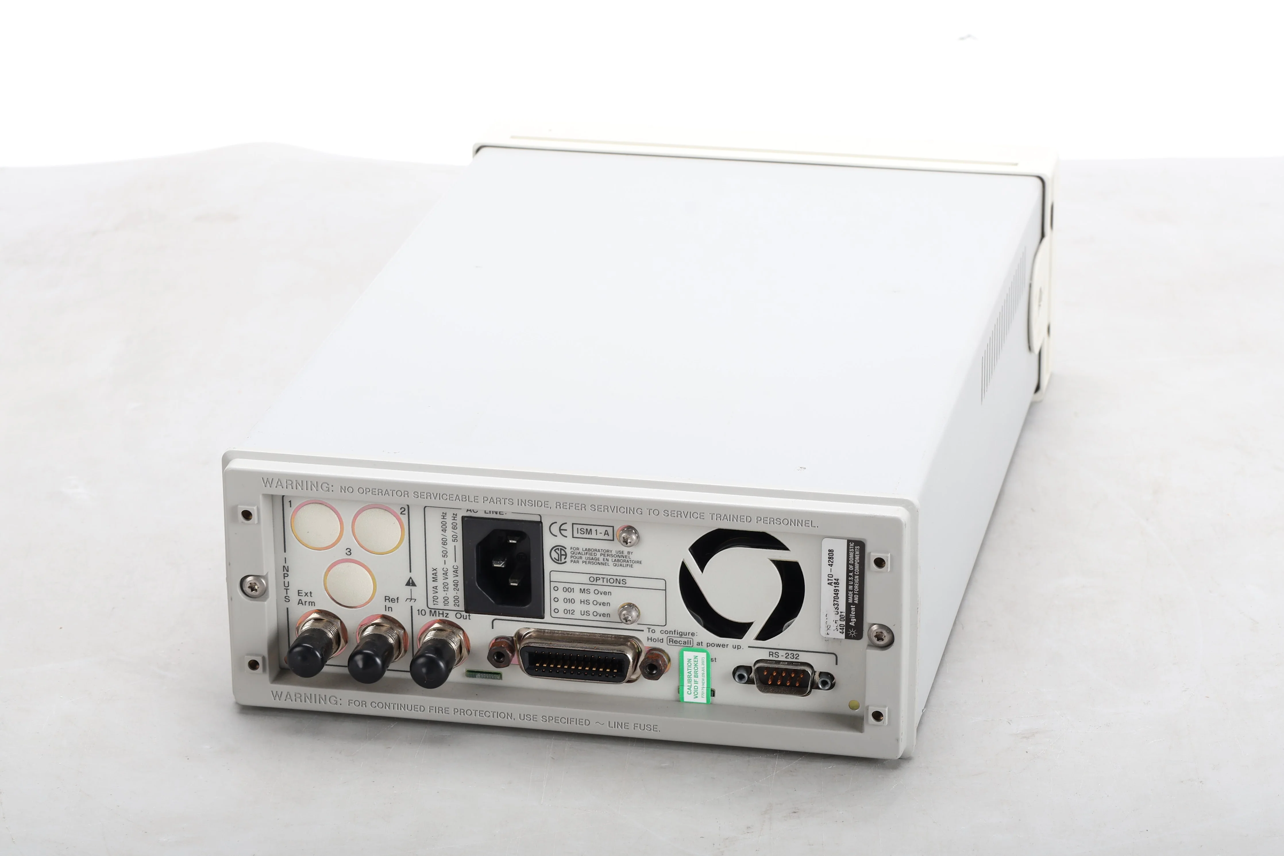 HP 53181A Frequency Counter 0.1Hz - 3GHz With Option 440 and 001 - Image 3