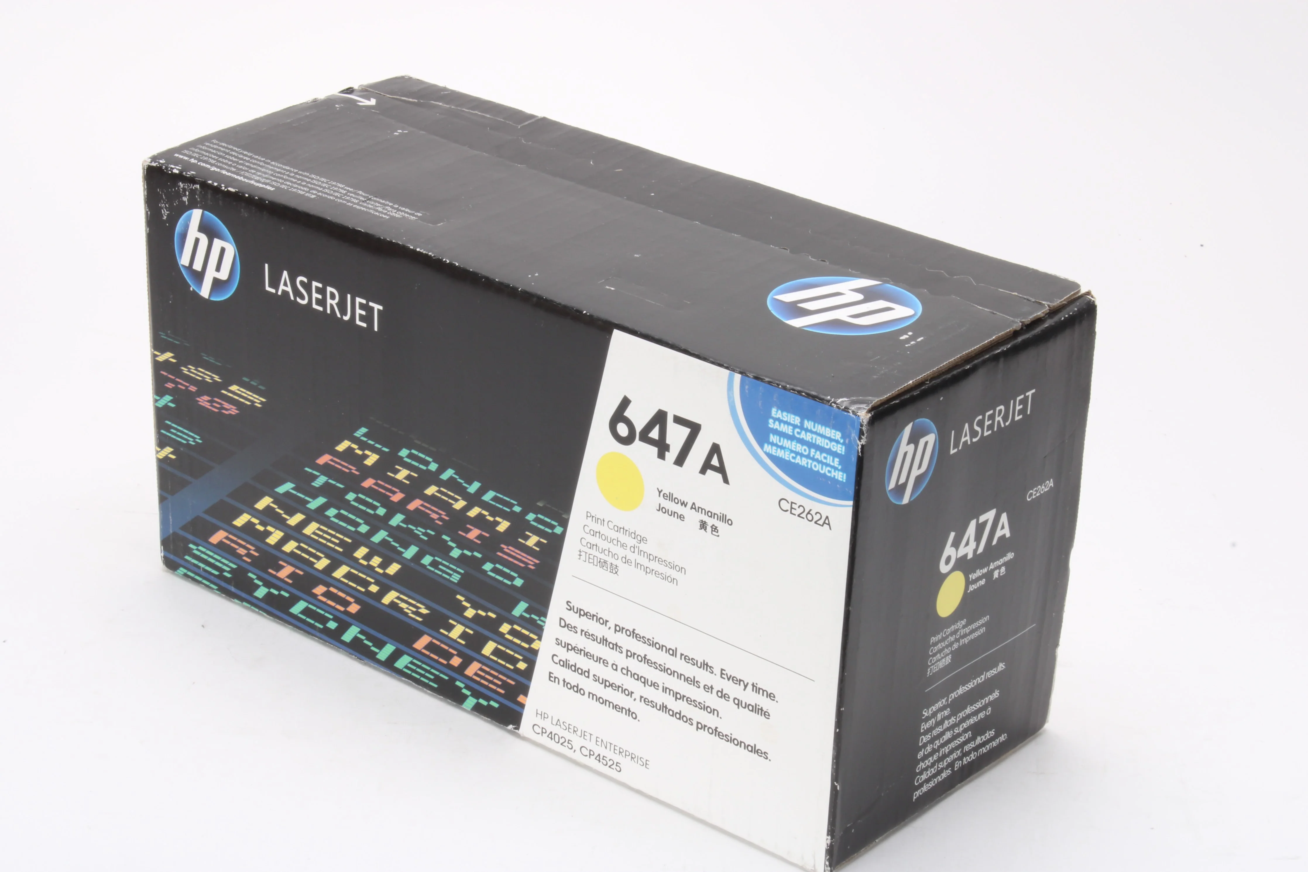 HP 647A Yellow Toner Cartridge CE262A - NEW - Image 3