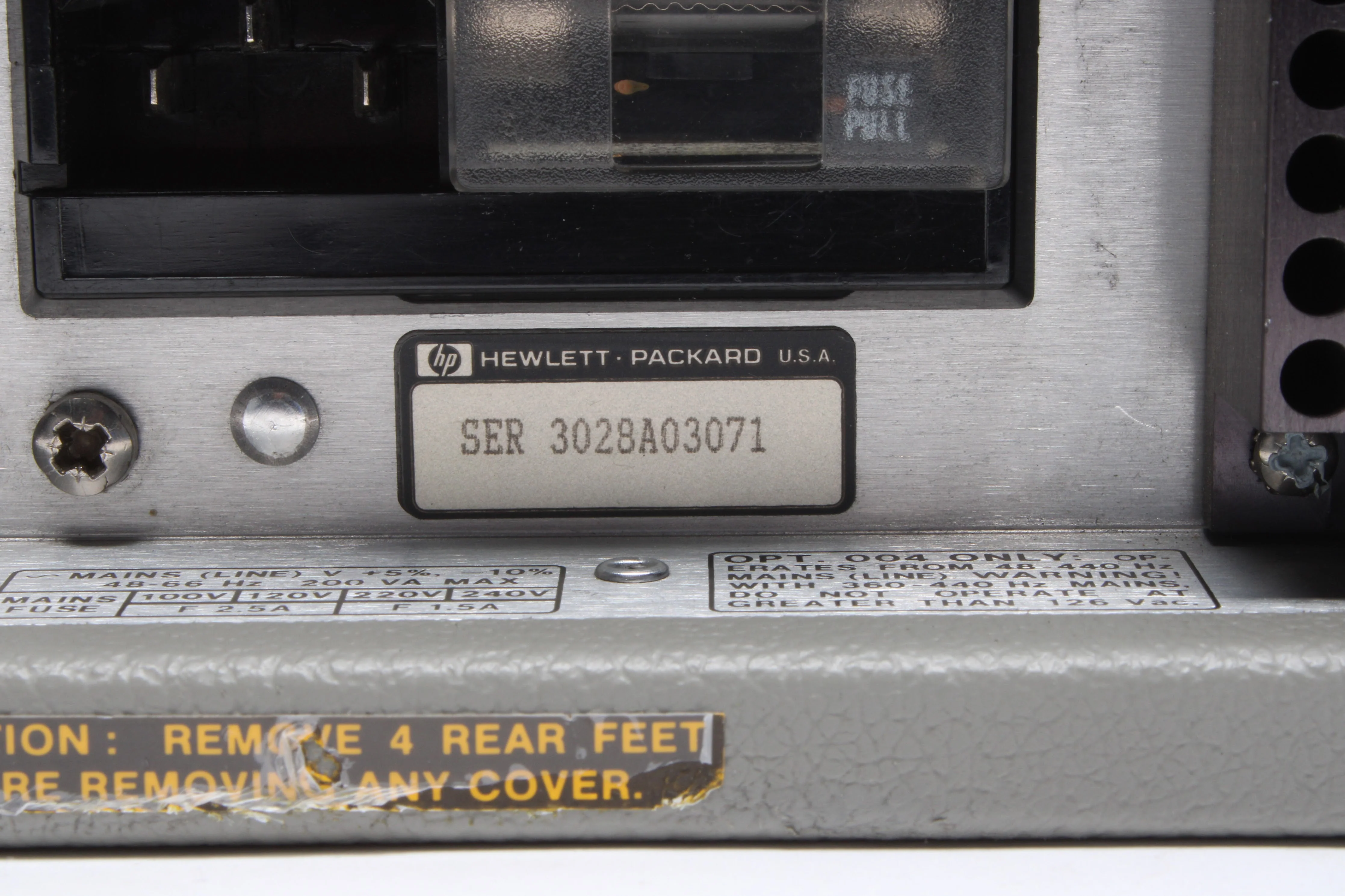 HP 8901B Modulation Analyzer 150kHz - 1300MHz - No Options - Image 6