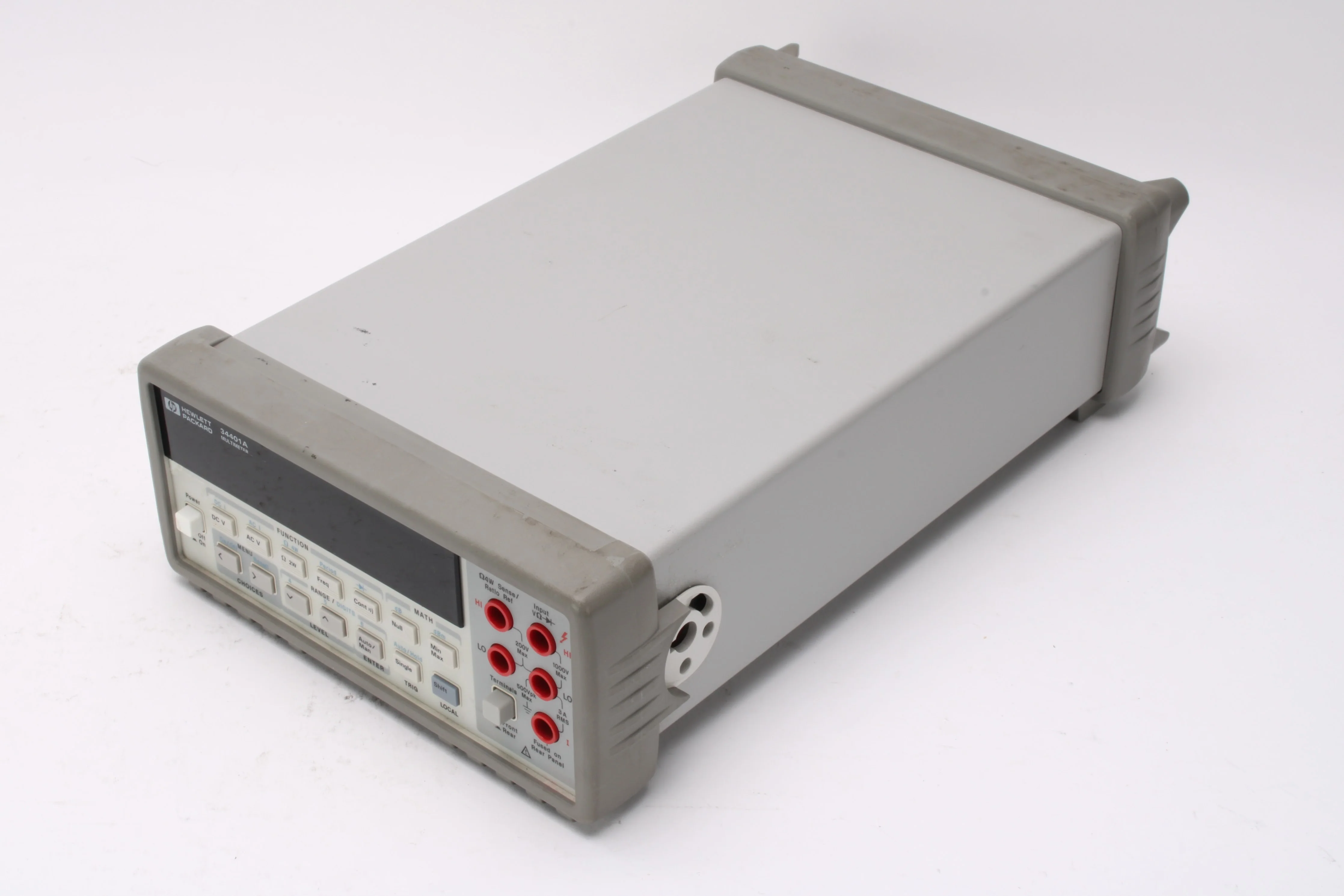 HP/ Agilent 34401A 6.5 Digit Multimeter With Front and Back Bumper - Image 4