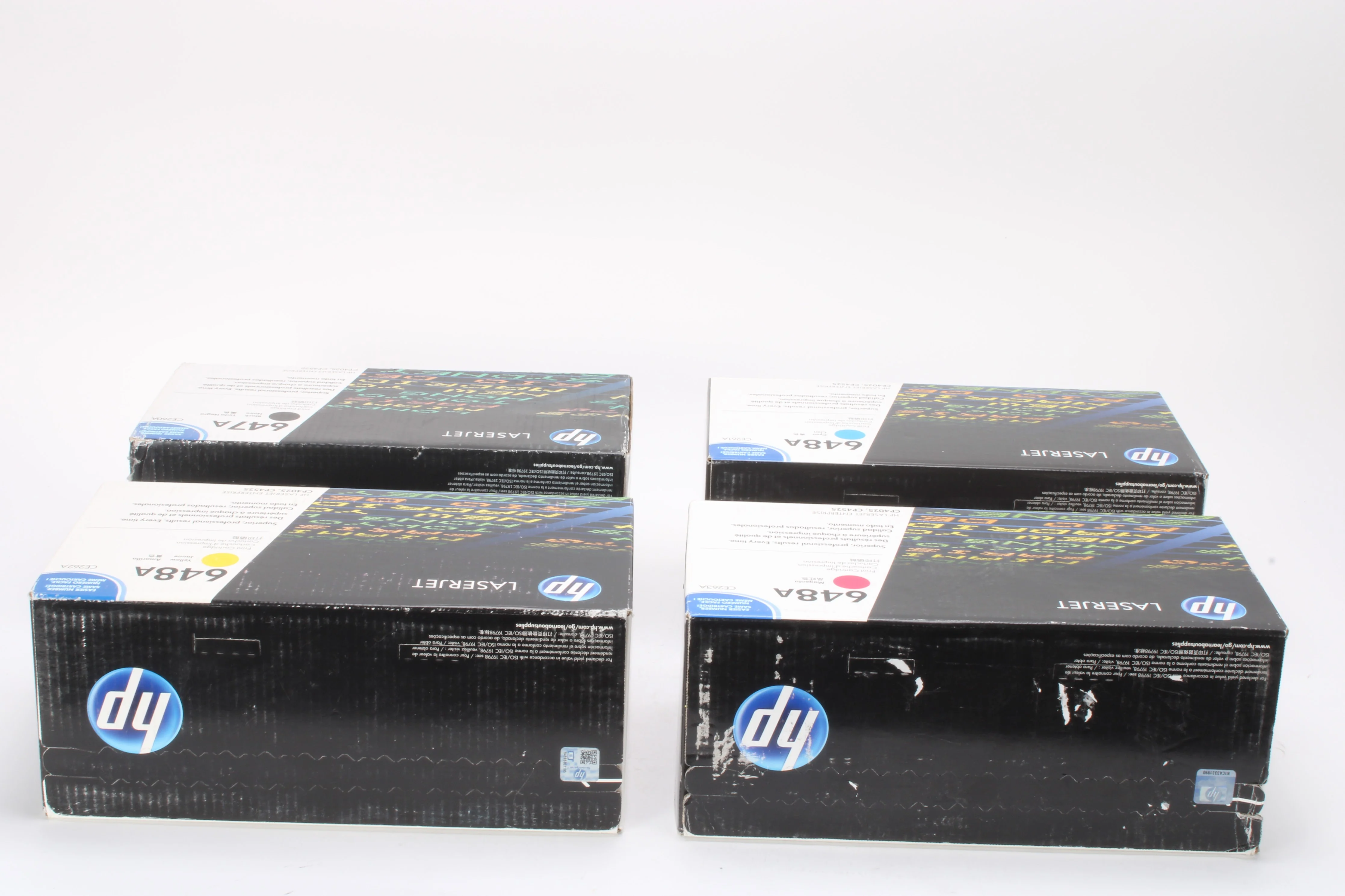 HP CP4025 647A / 648A Toner Cartridge 4-Pack (Black, Cyan, Yellow, Magenta) NEW - Image 6