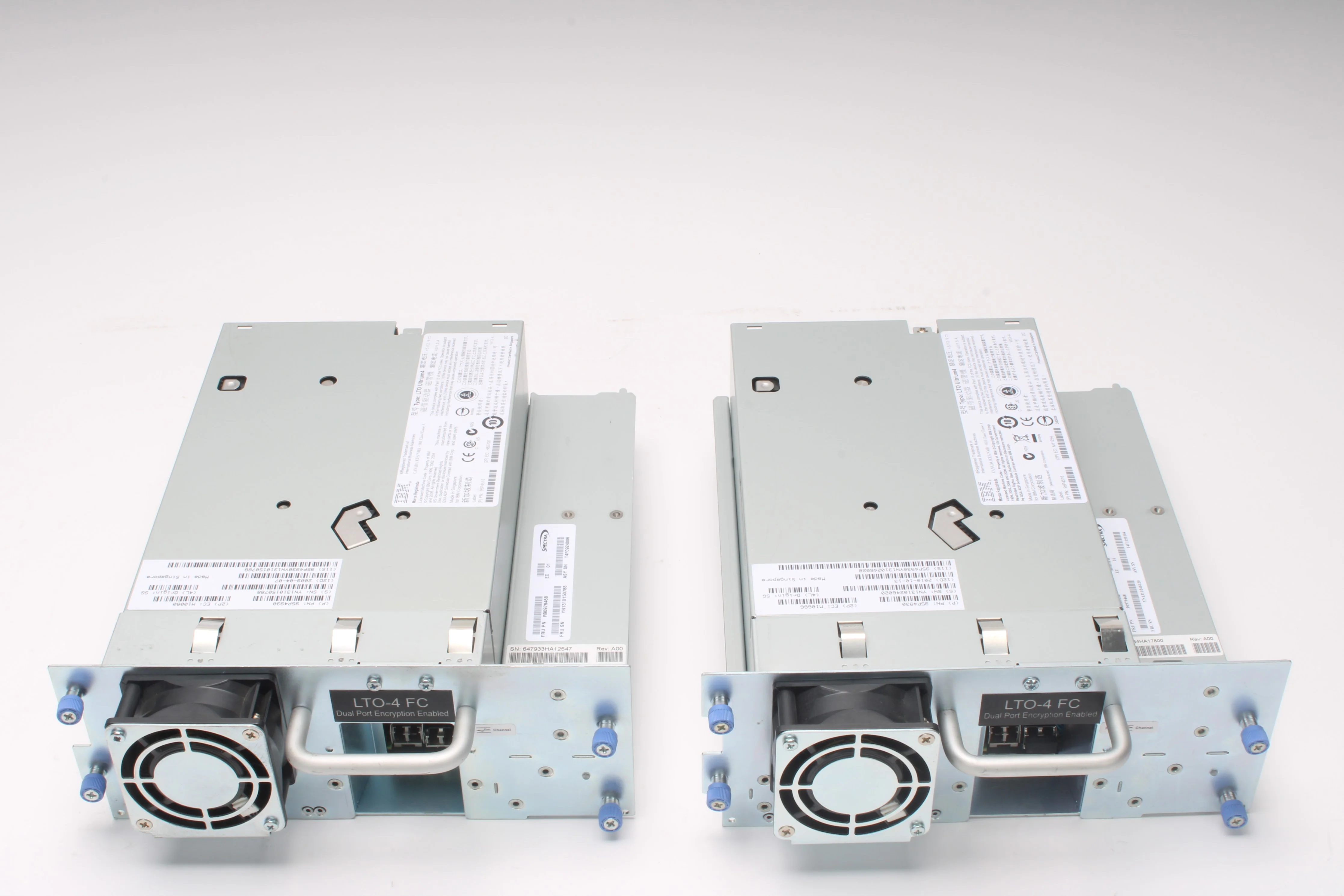 IBM 95P4930 Ultrium 4 LTO-4 FC Tape Drive R90979468 Spectra Logic T50e Lot of 2
