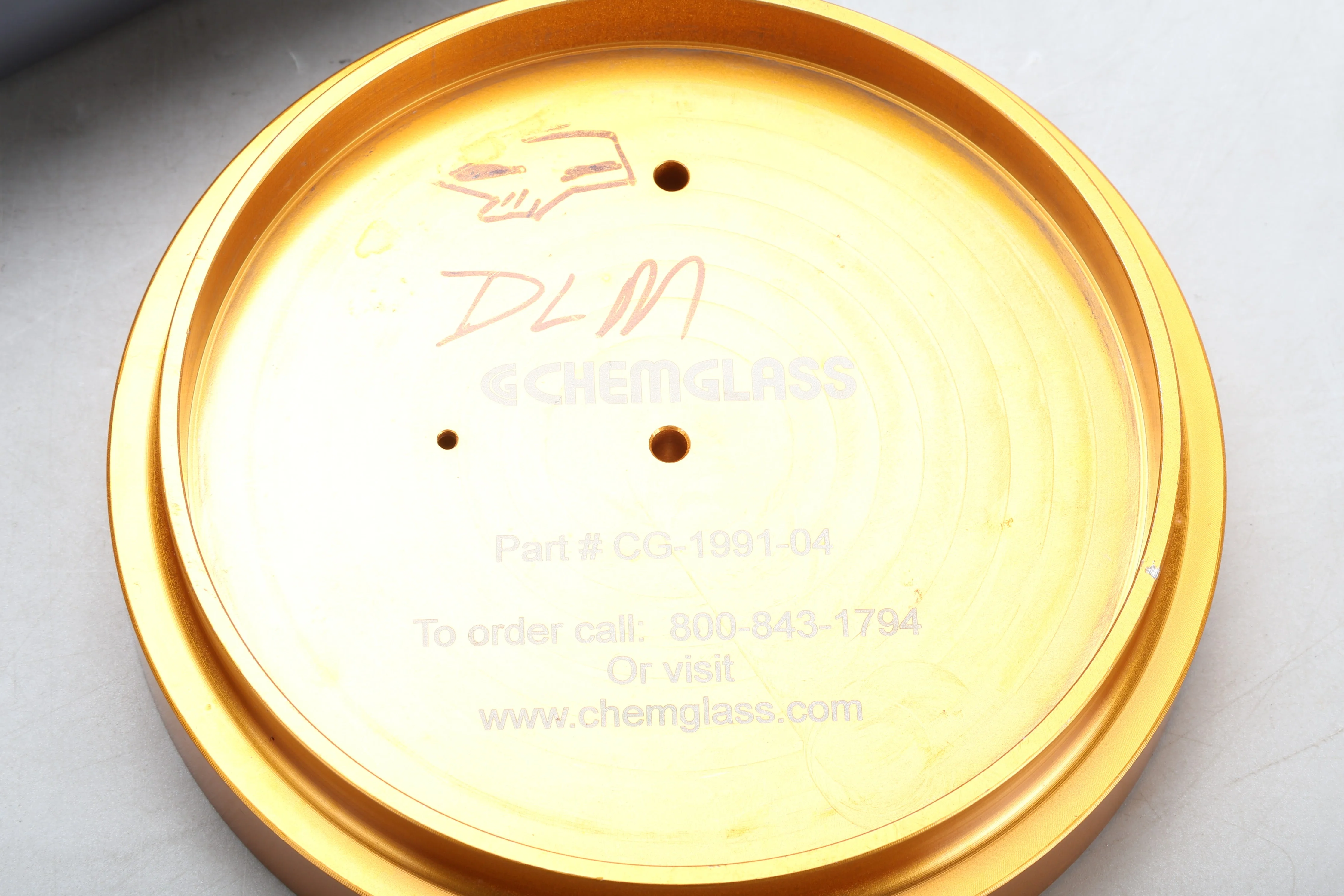 IKA RCT B S001 Basic Magnetic Stirrer & Probe, Chemglass CG-1991-04 Vial Platter - Image 7
