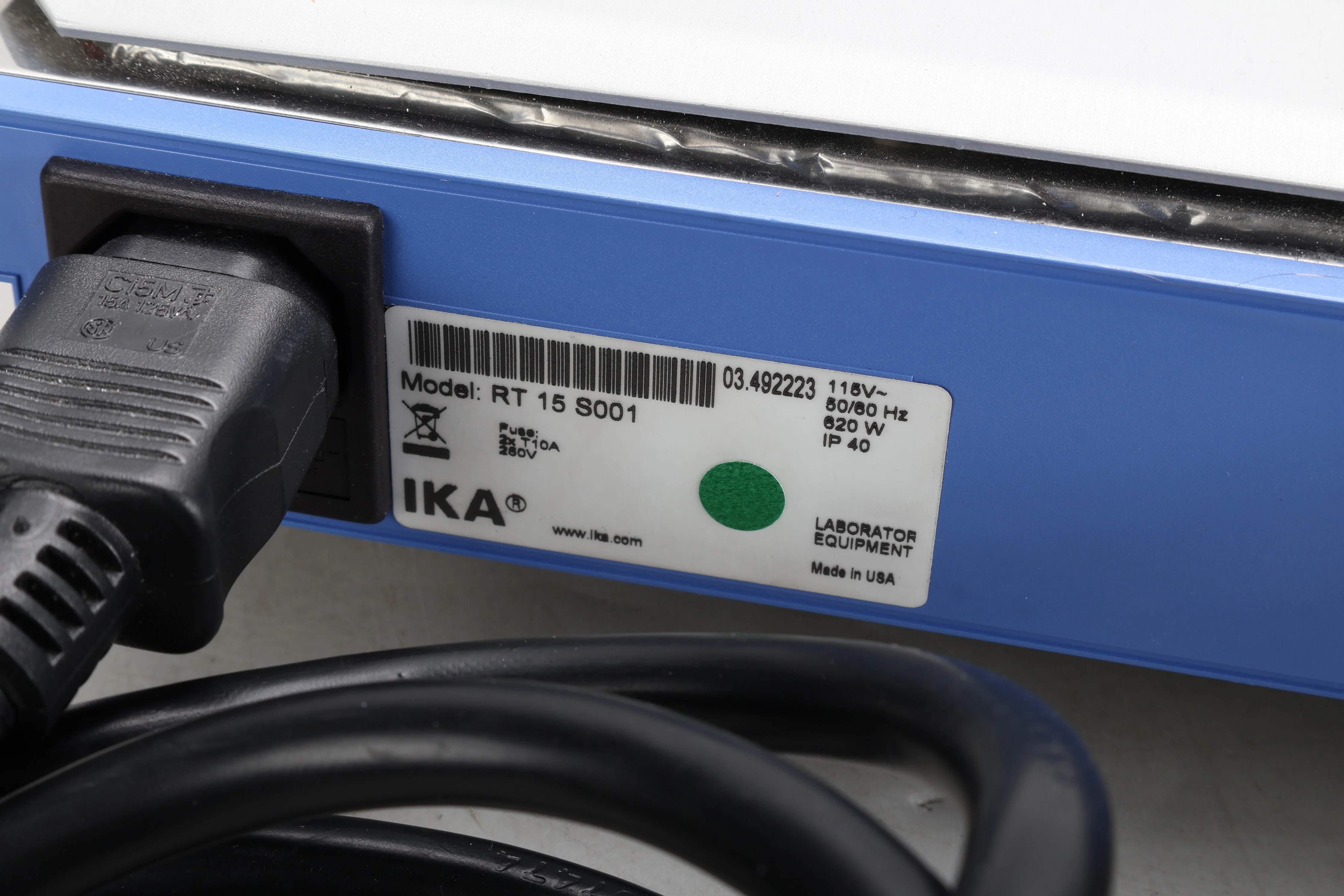 IKA RT 15 S001 Hot Plate / Stirrer 15-Position With Power Cable - Image 4