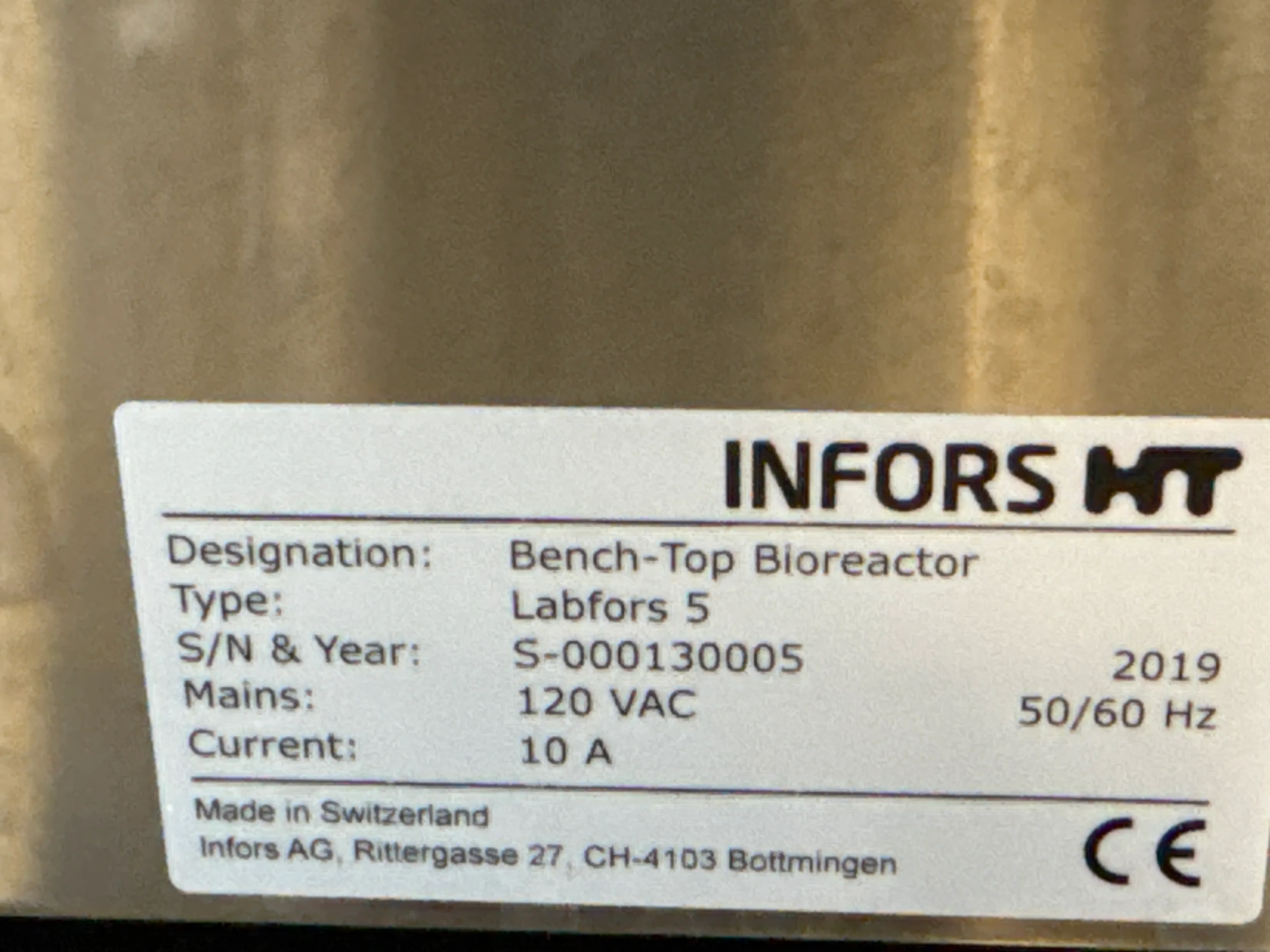 Infors HT Labfors 5 Bench-Top Bioreactor With Labfors Drive Unit - Image 7