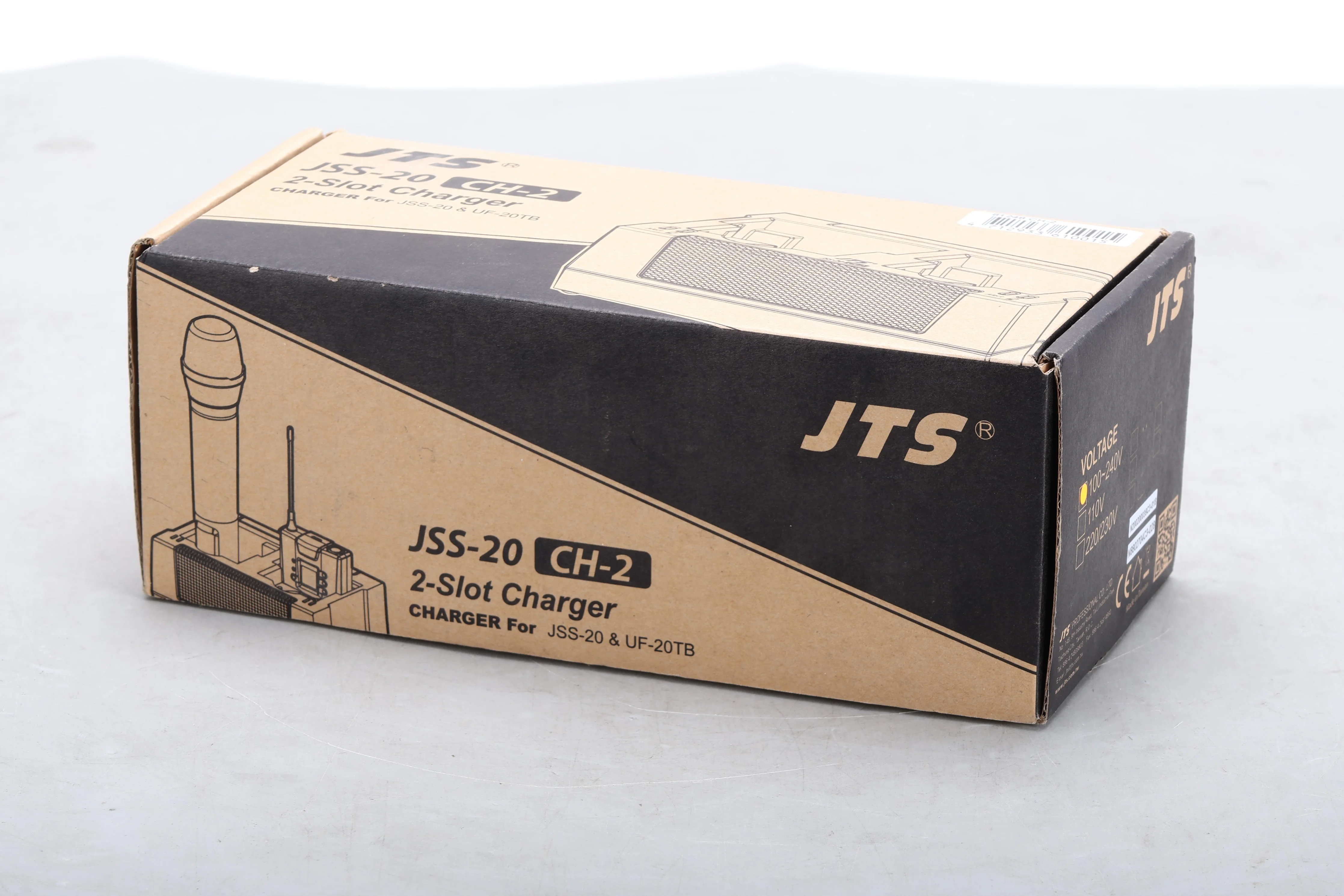 JTS JSS-20 2-Slot Charger for JSS-20 & UF-20TB 100-240V 4712933610015 - NEW
