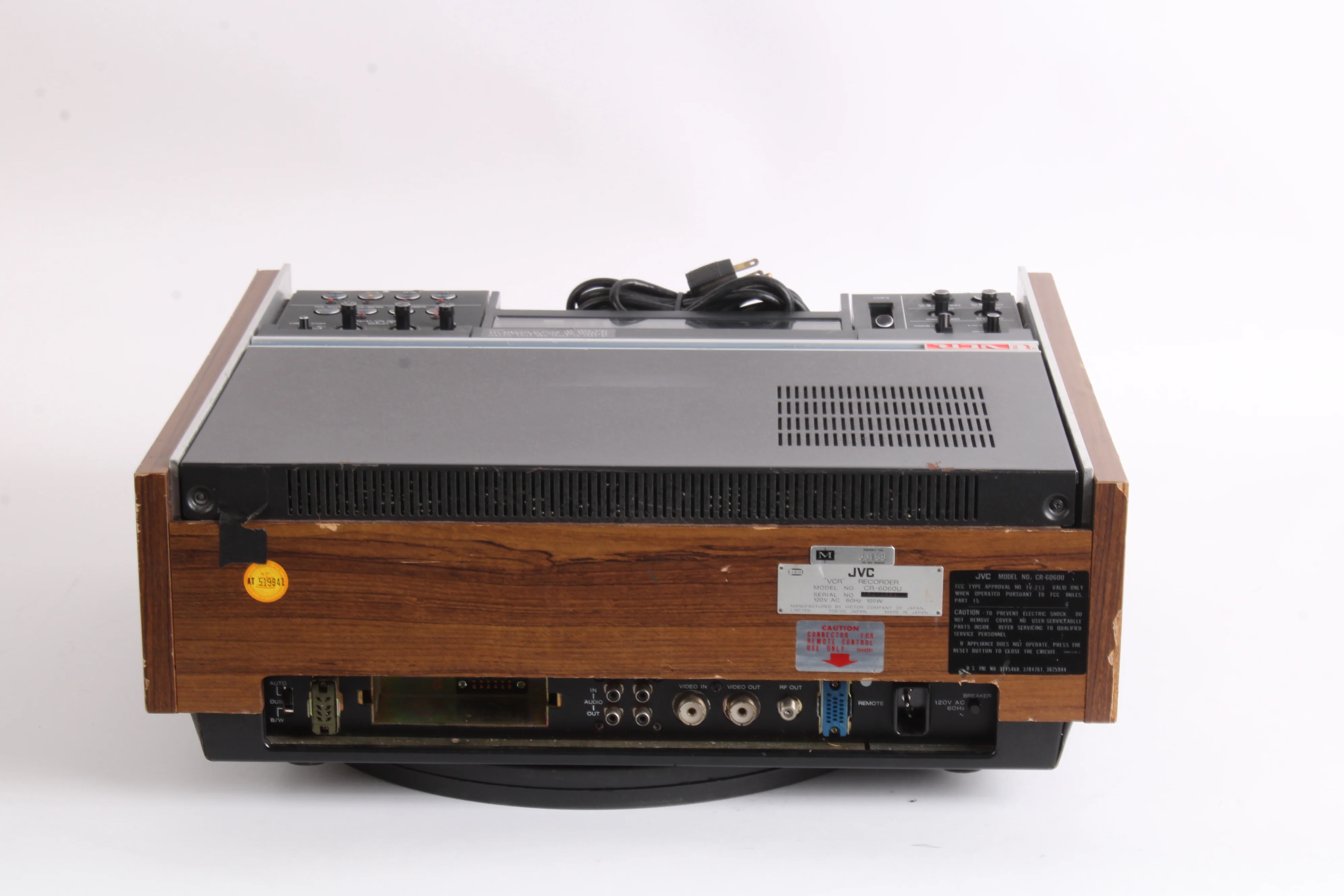 JVC CR-6060U Video Cassette Recorder - AS IS Parts or Repair - Image 3