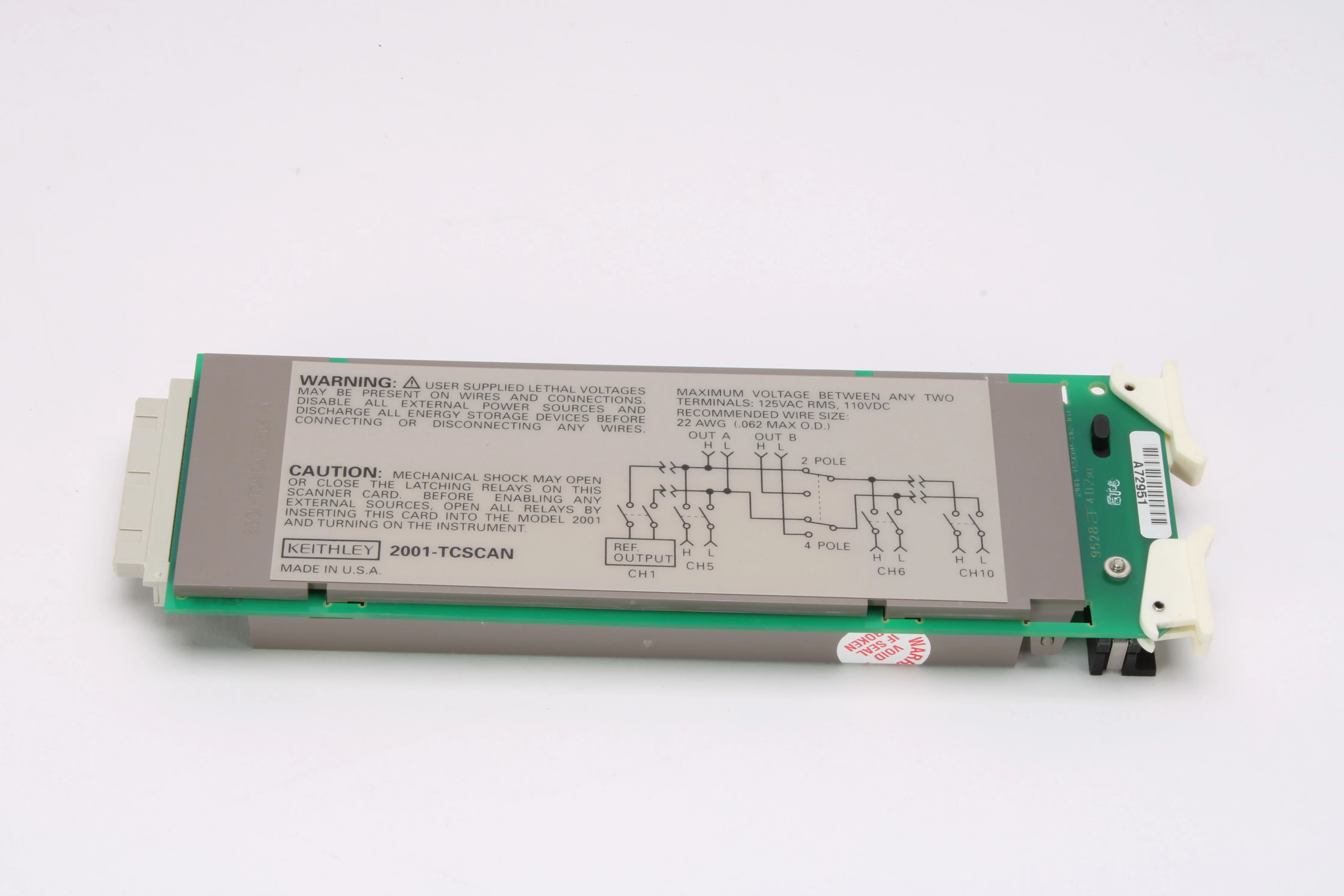Keithley 2001-TCSCAN Thermocouple Scanner Card for Keithley 2000