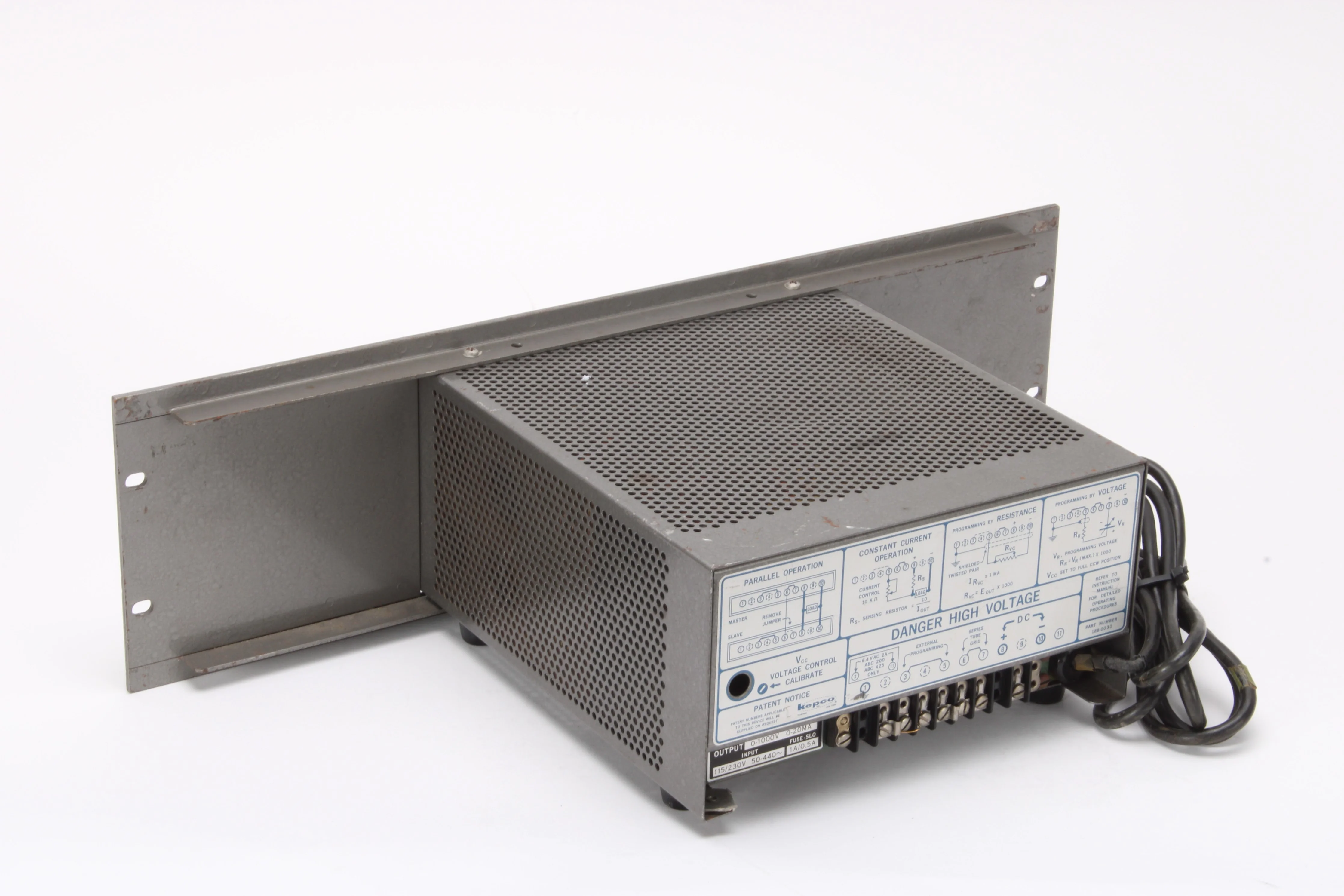 Kepco ABC 1000M High Voltage DC Power Supply 0-1000V 0-20mA - Fair Condition - Image 3