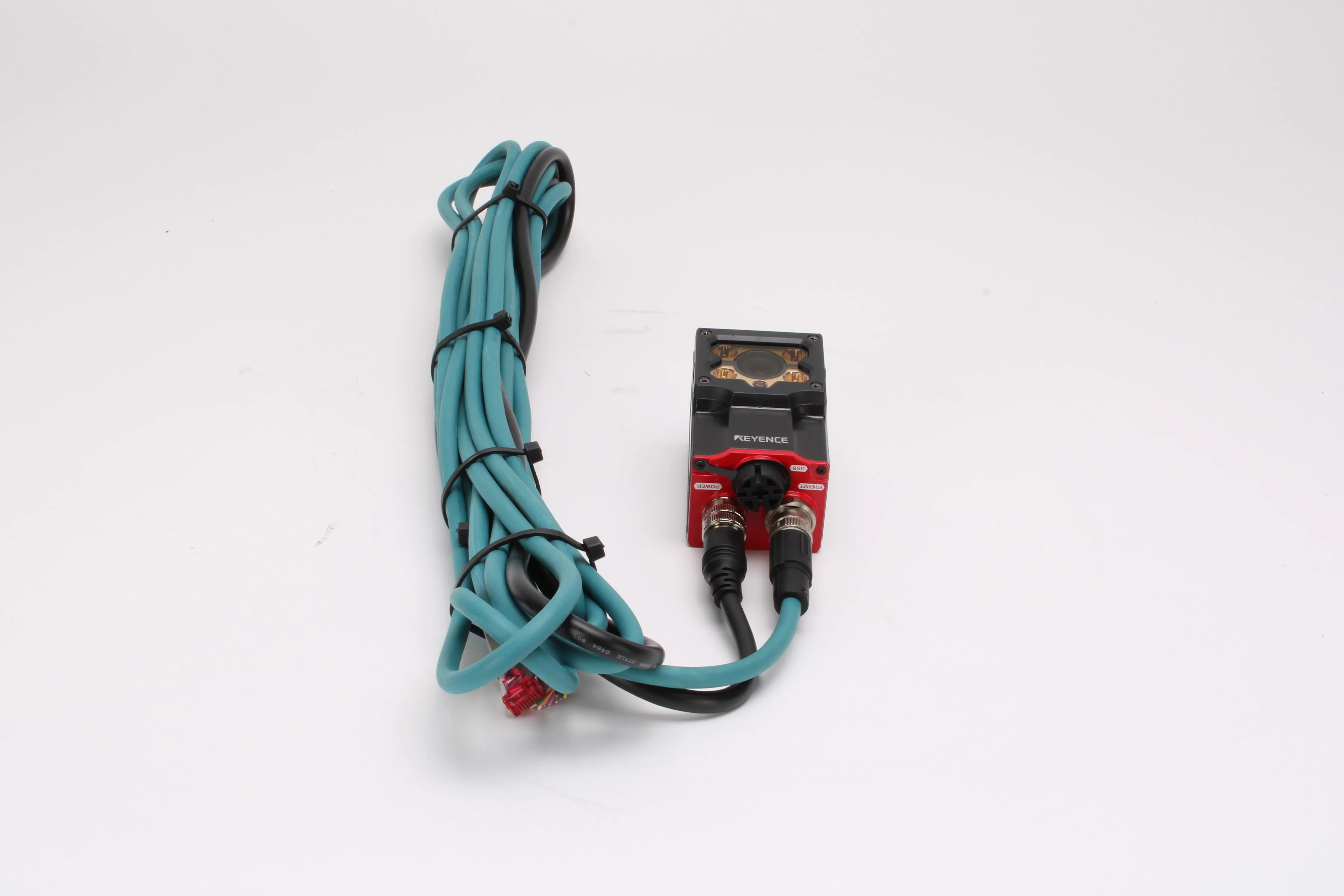 Keyence SR-1000 Autofocus 1D 2D Barcode Reader Scanner W/ Cables - Image 2