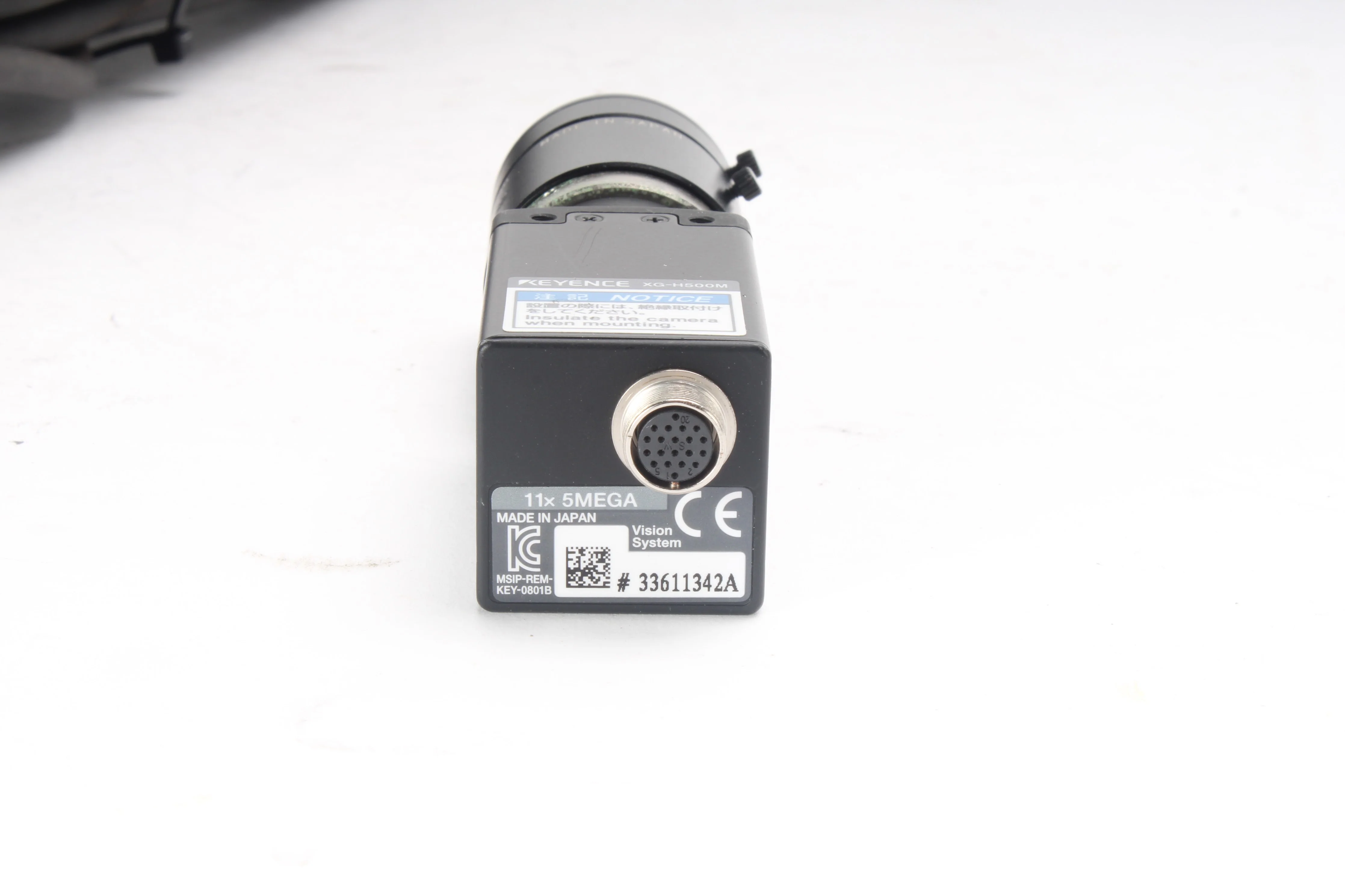 Keyence XG-H500M High-Speed 5-Million Pixel Black-and-White Camera W/ Lens,Cable - Image 3