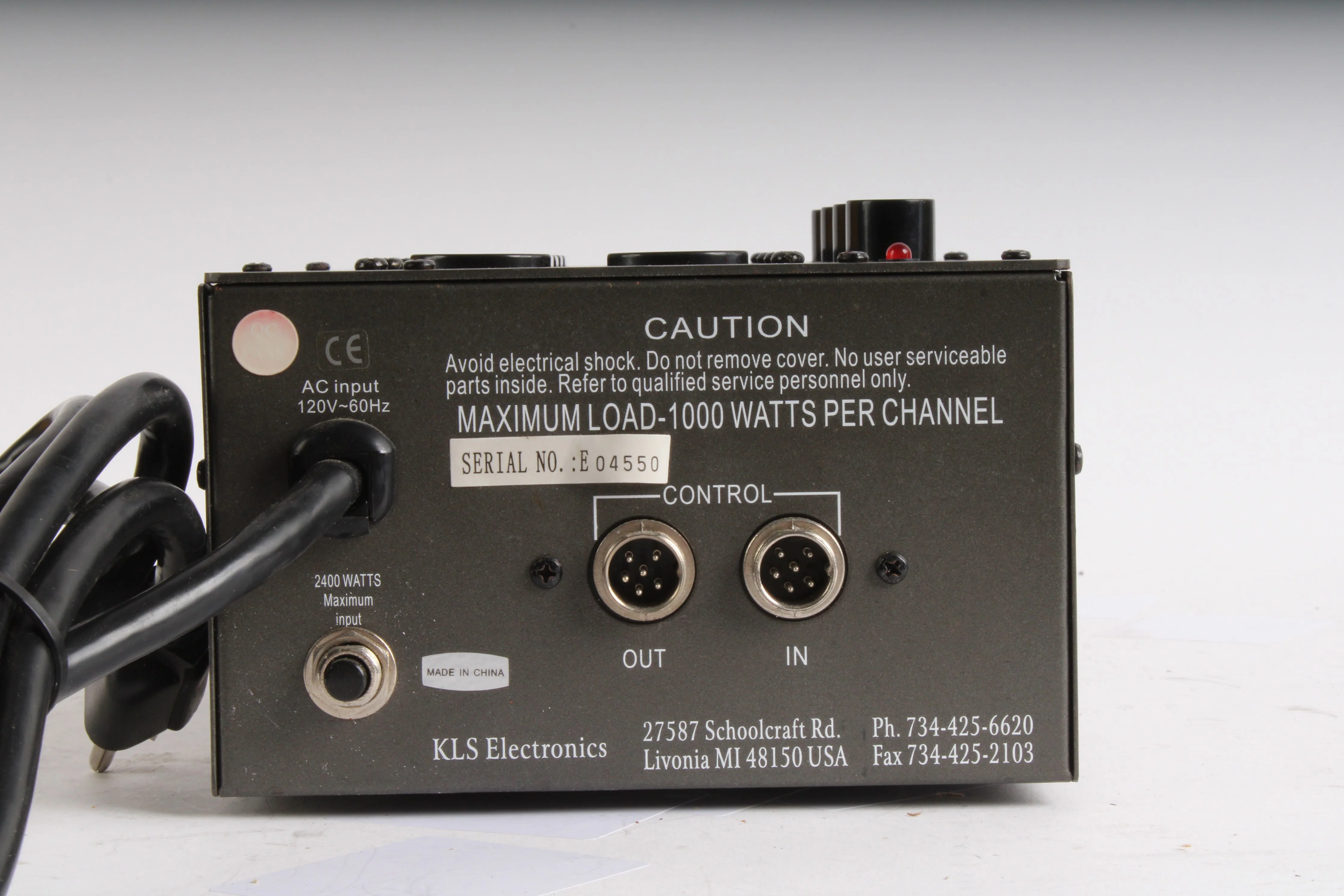 KLS Electronics LDP-240 Dimmer Pack 1000W Per Channel 2400W Max - Image 4