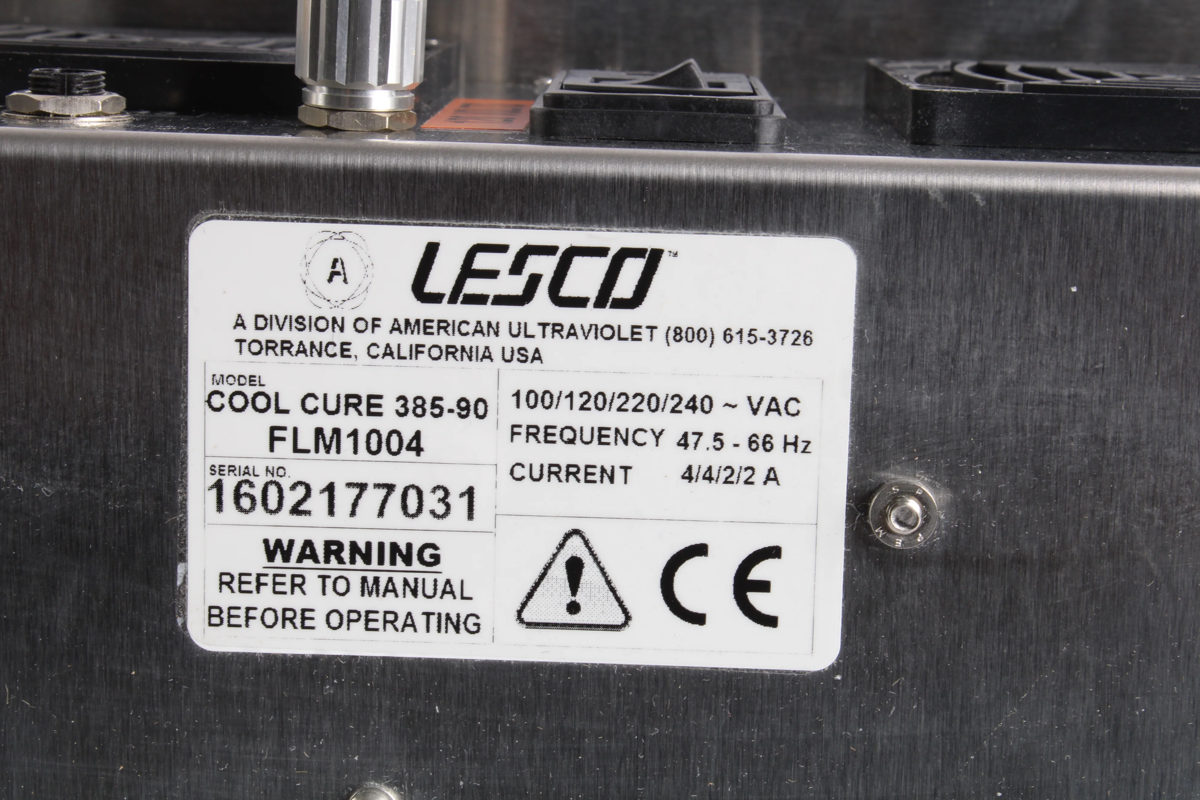 Lesco FLM1004 Cool Cure 385-90 UV Spot Curing Device - Image 7