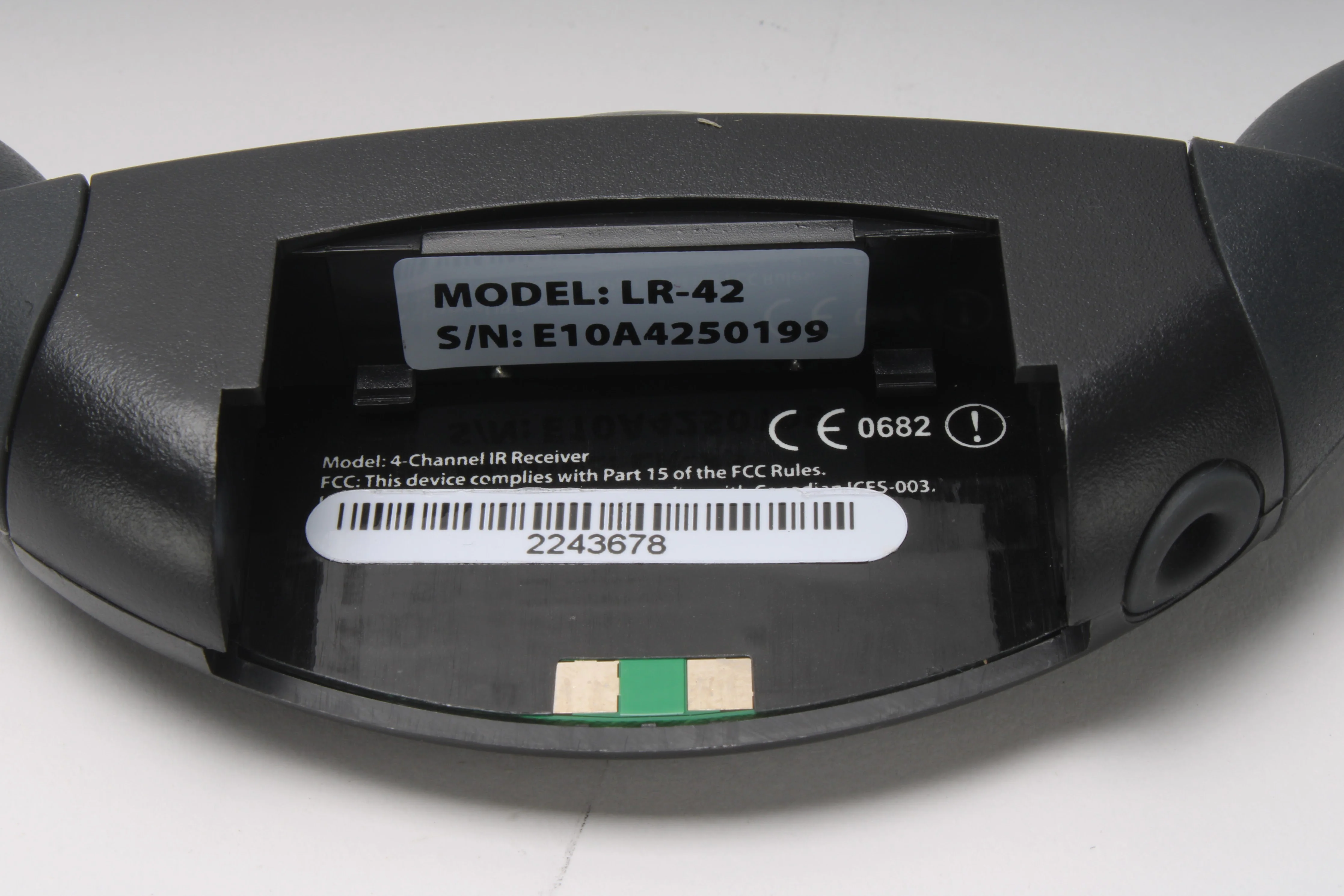 Listen Technologies LR-42 Stethoscope-Style IR 4-Channel Receiver - Image 7