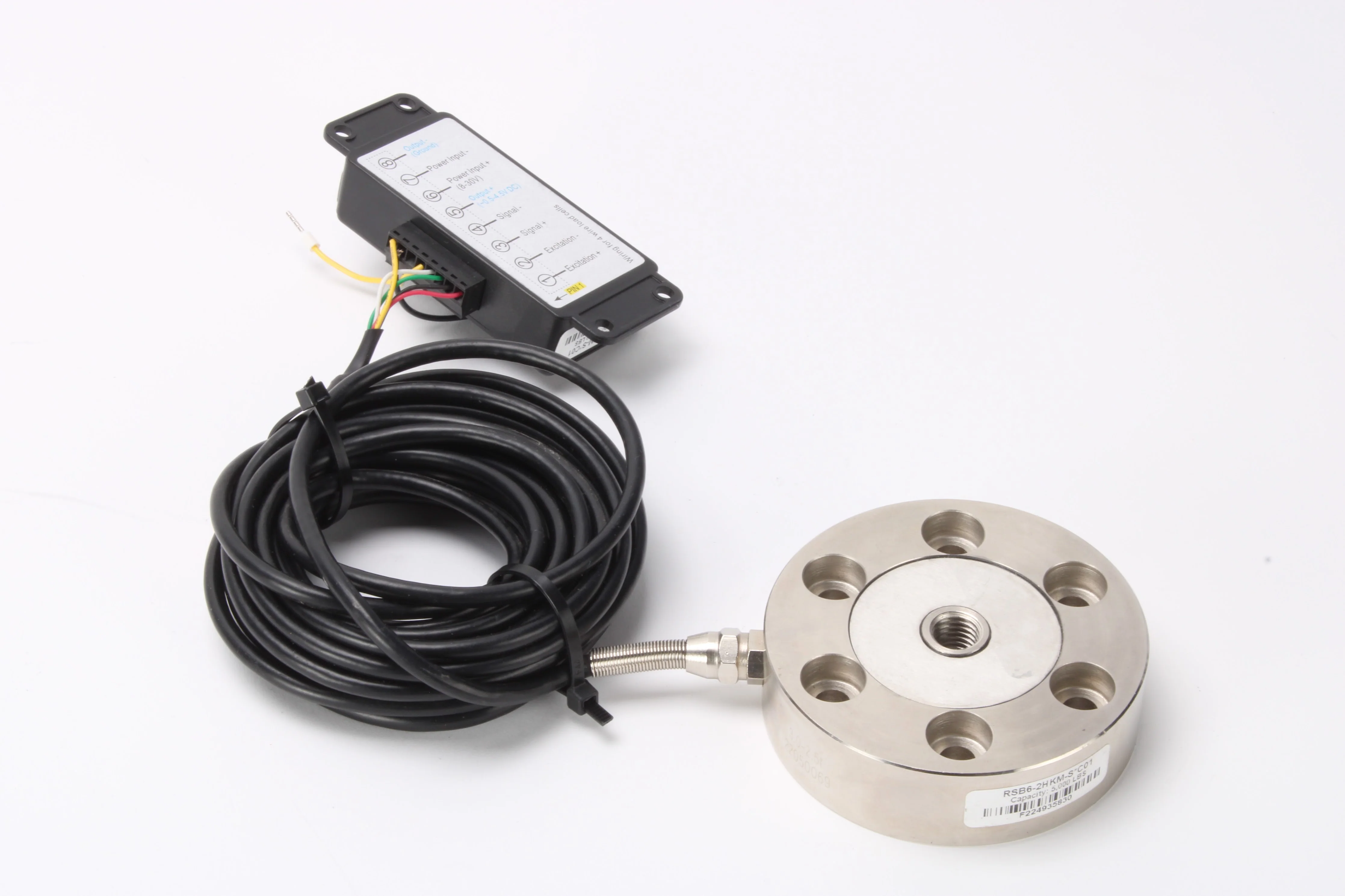 Loadstar Sensors AI-1000 mV/V to Analog W/ RSB6-2HKM-S*C01 Pancake Cell 5000lbs - Image 5