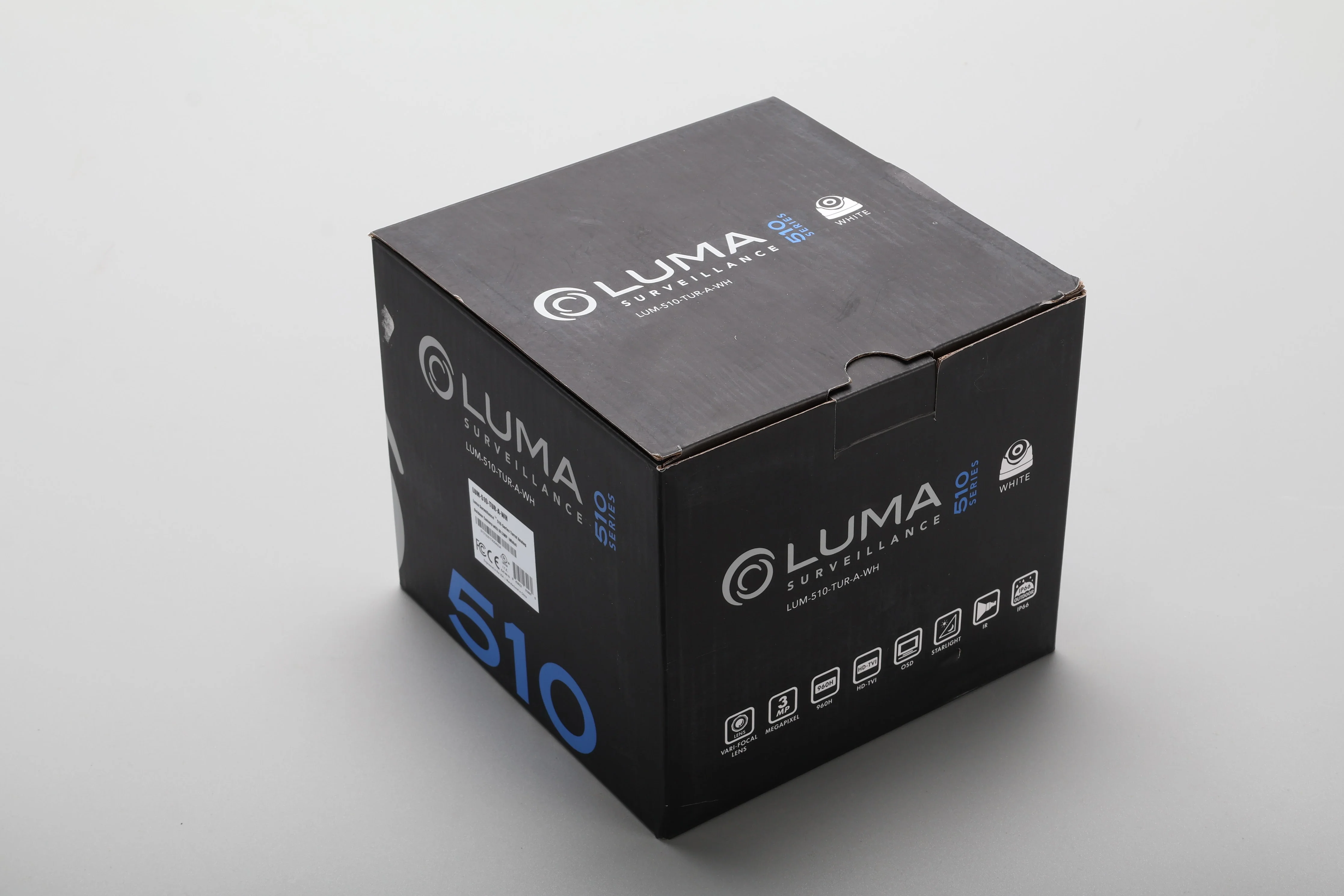 Luma LUM-510-TUR-A-WH 3MP Outdoor Turret Analog Camera White - NEW - Image 2
