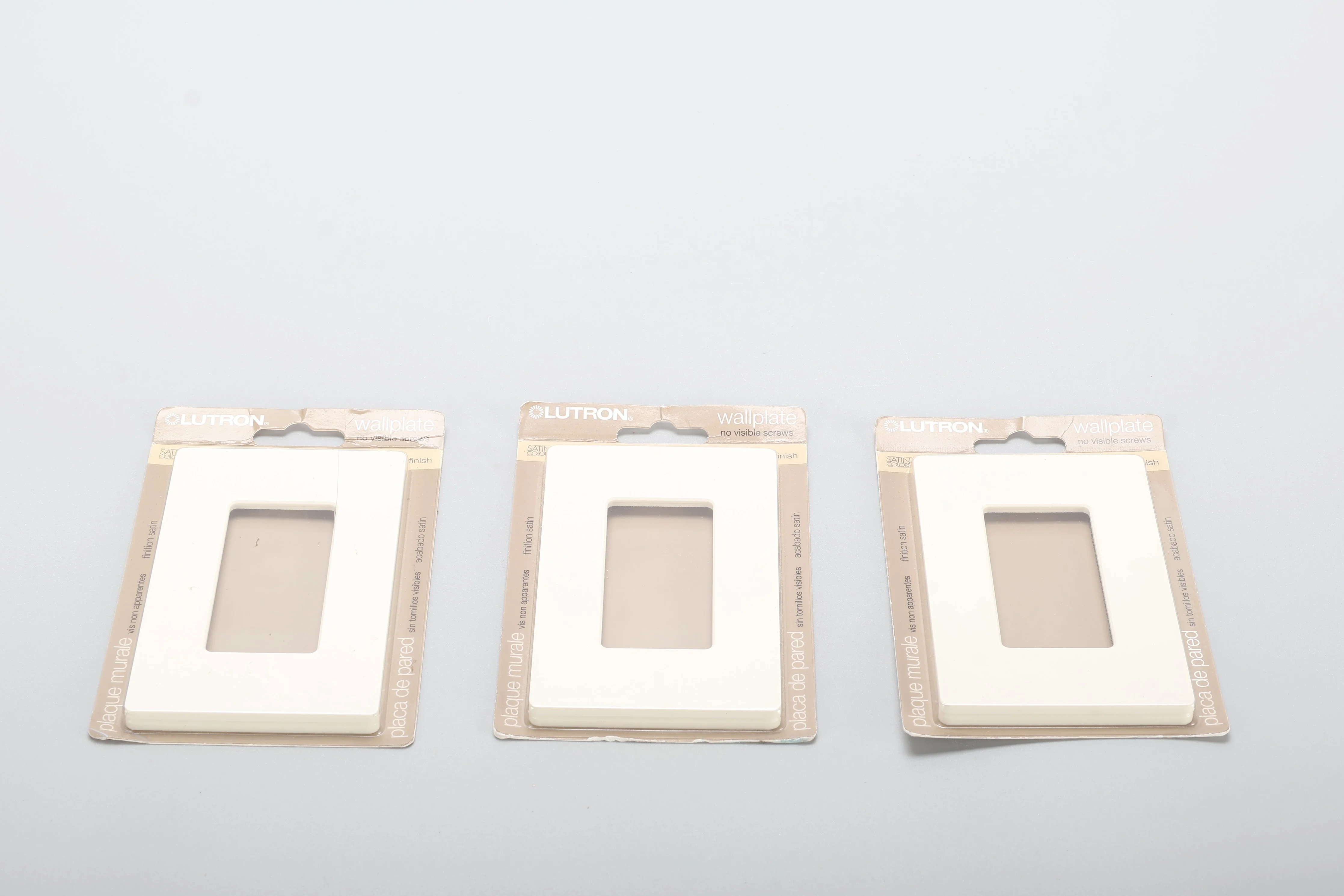 Lutron SC-1-BI 1-Gang Wallplate Single-Gang Decorator 401-516 Rev B - Lot of 3
