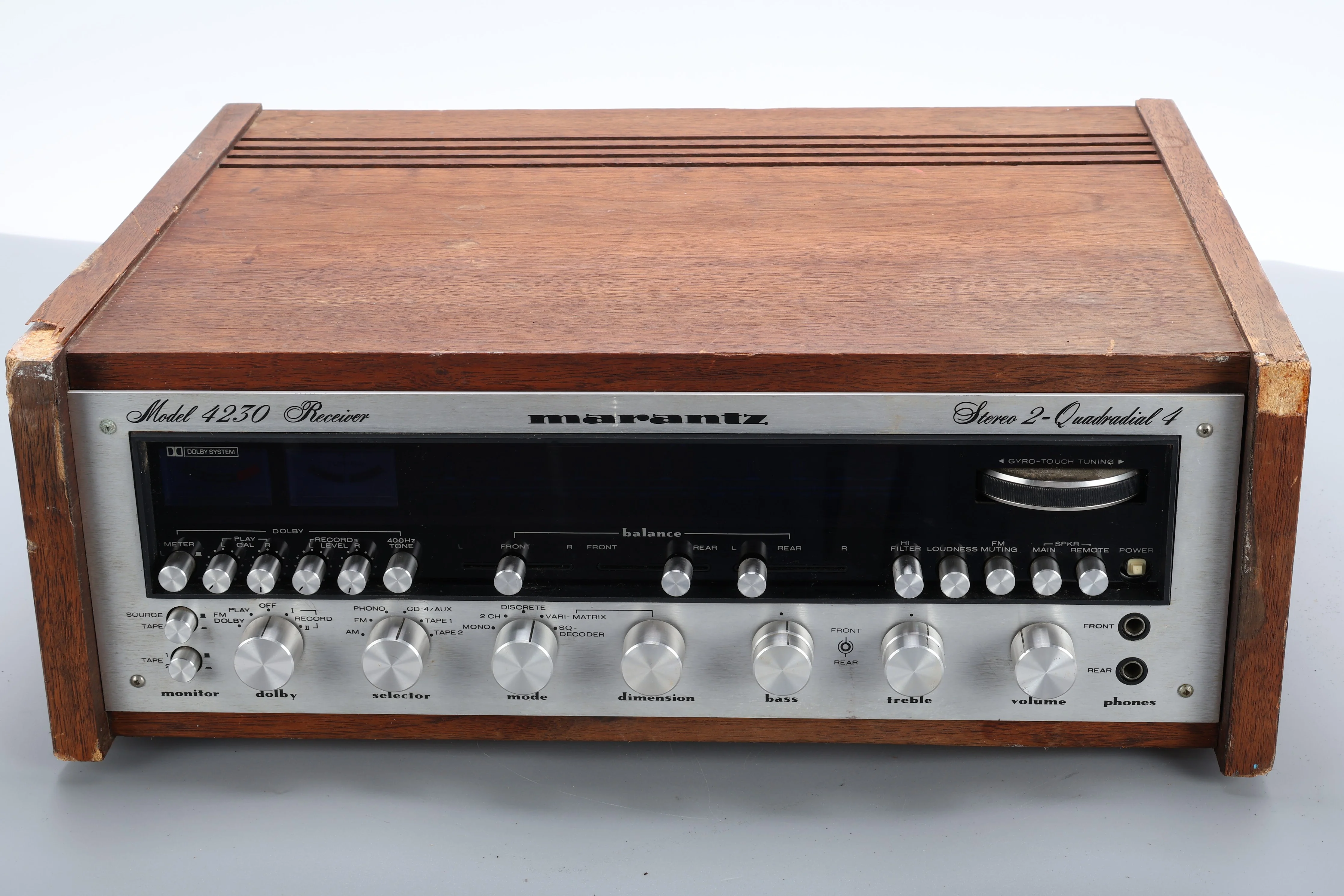 Marantz 4230 4-Channel Quadraphonic Solid State Receiver w/ Wood Case - AS IS