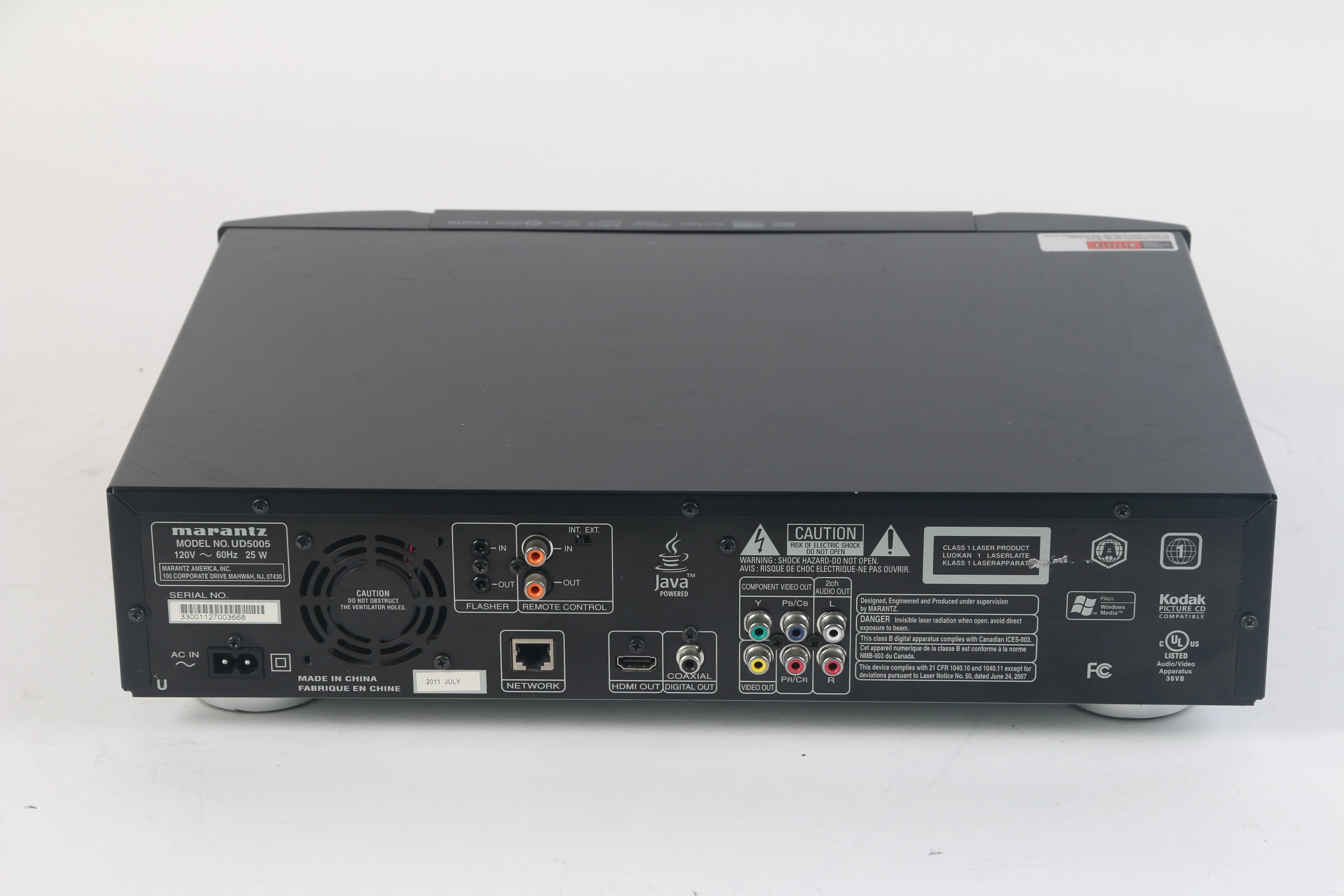 Marantz UD5005 Super Audio CD / Blu-Ray Disc Player AS IS - Not Reading Disc - Image 3