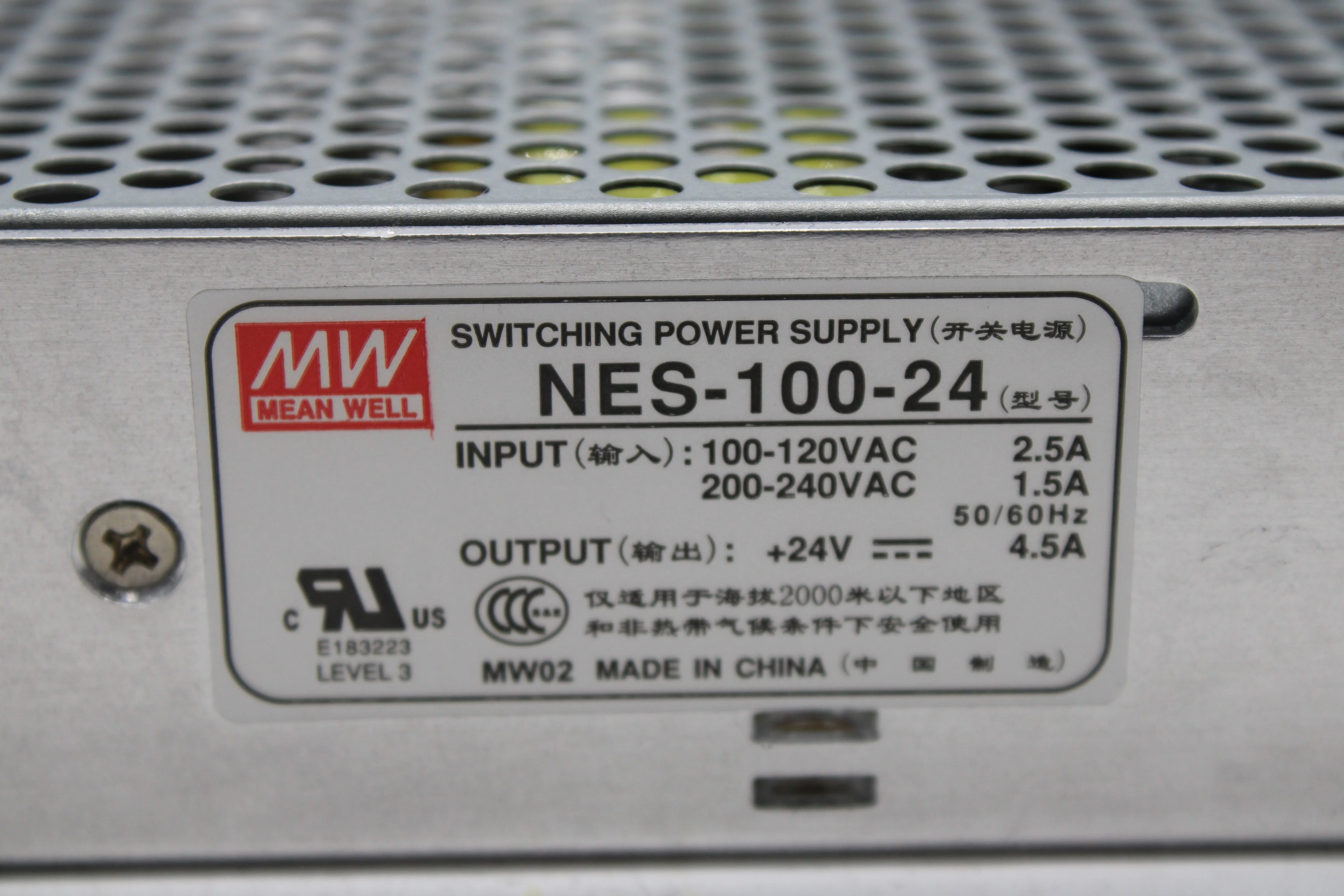Mean Well MW Meanwell NES-100-24 24V Switching Power Supply - Image 4