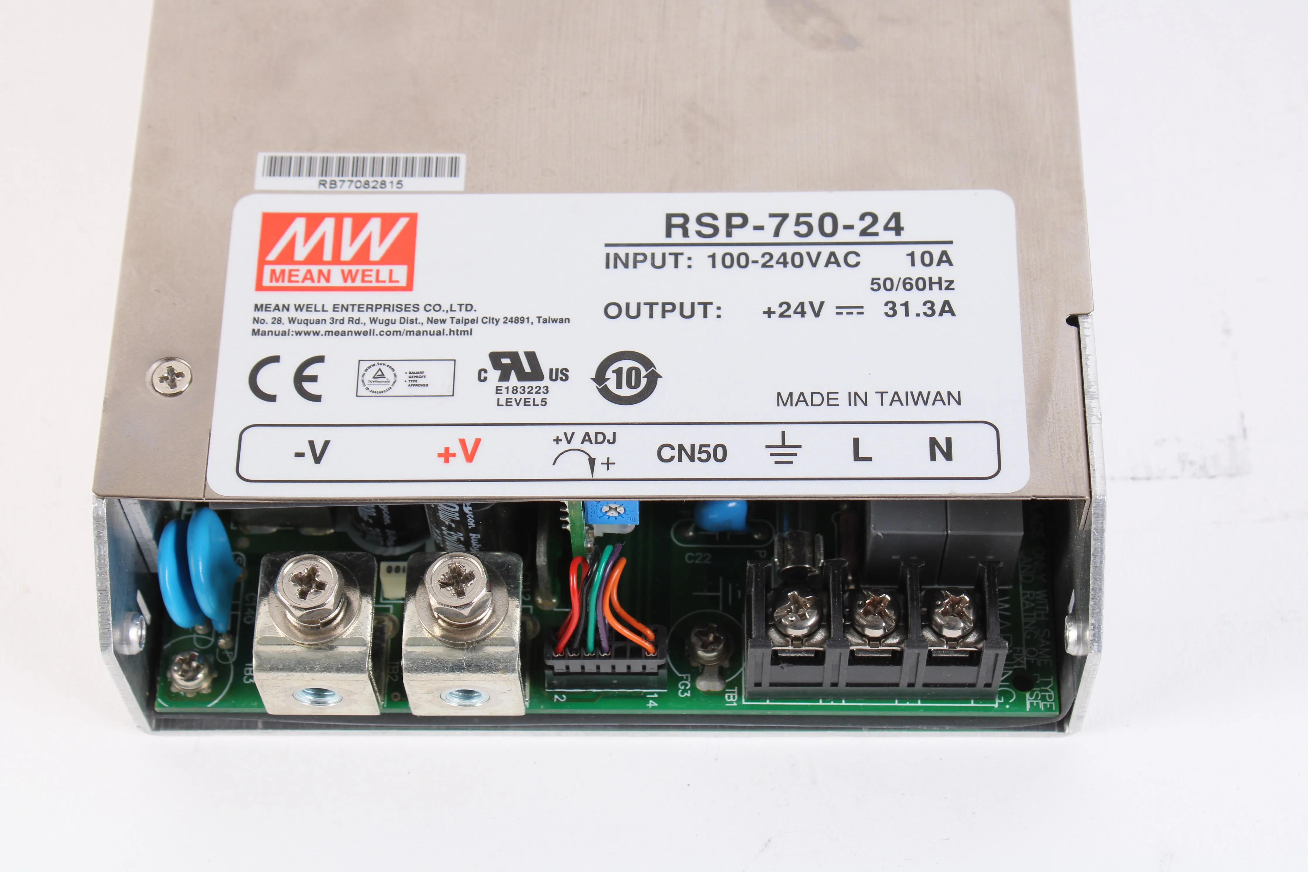 Mean Well RSP-750-24 DC Power Supply 24V 31.3A 100-240VAC Input - Image 2