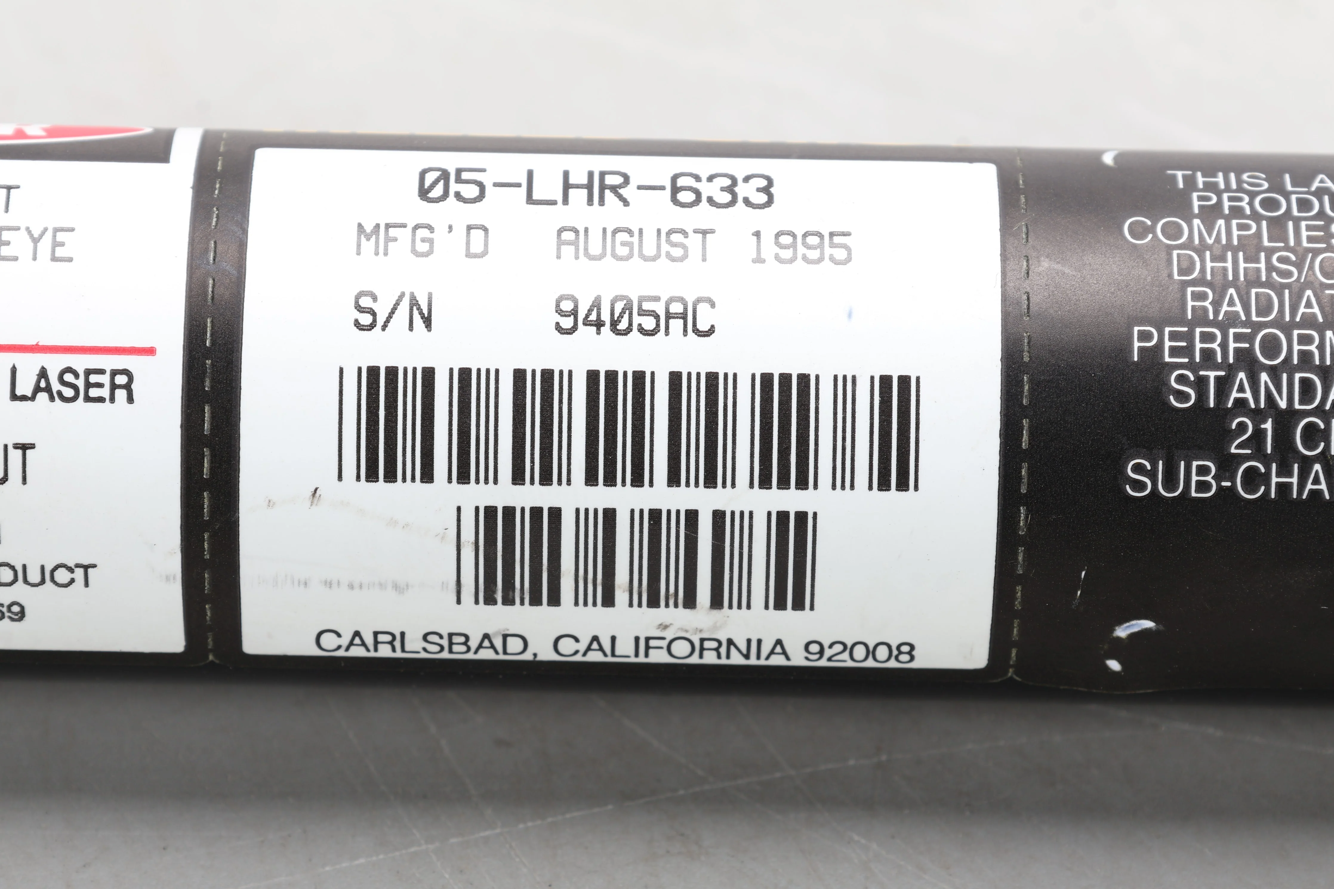 Melles Griot 05-LHR-633 Helium-Neon Laser W/ 05-LPM-901-050 Laser PSU (Lot of 2) - Image 7