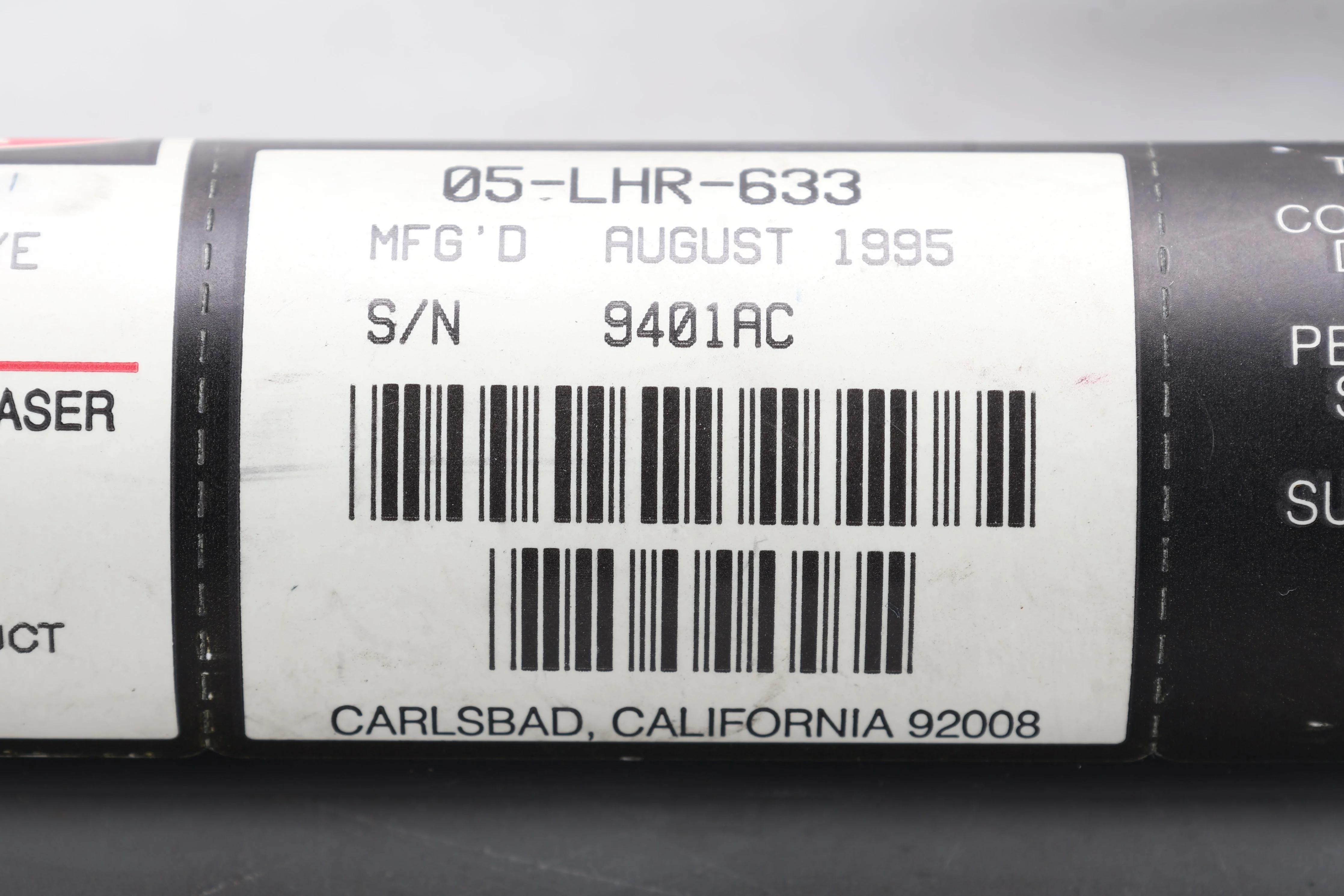 Melles Griot 05-LHR-633 Helium-Neon Laser W/ 05-LPM-901-050 Laser PSU (Lot of 2) - Image 9