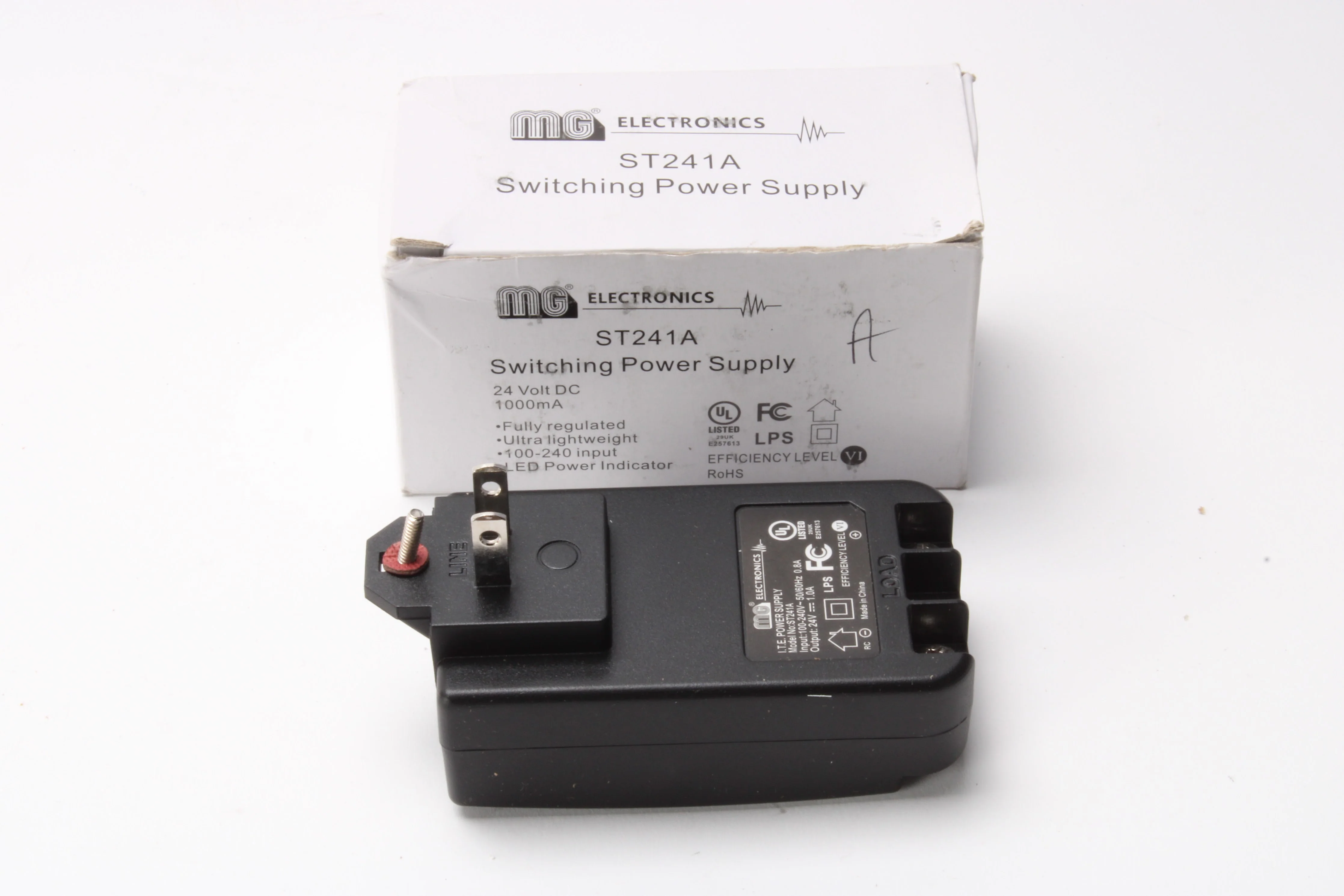 MG Electronics ST-241A I.T.E Power Supply 24VDC 1.0A - New Open Box