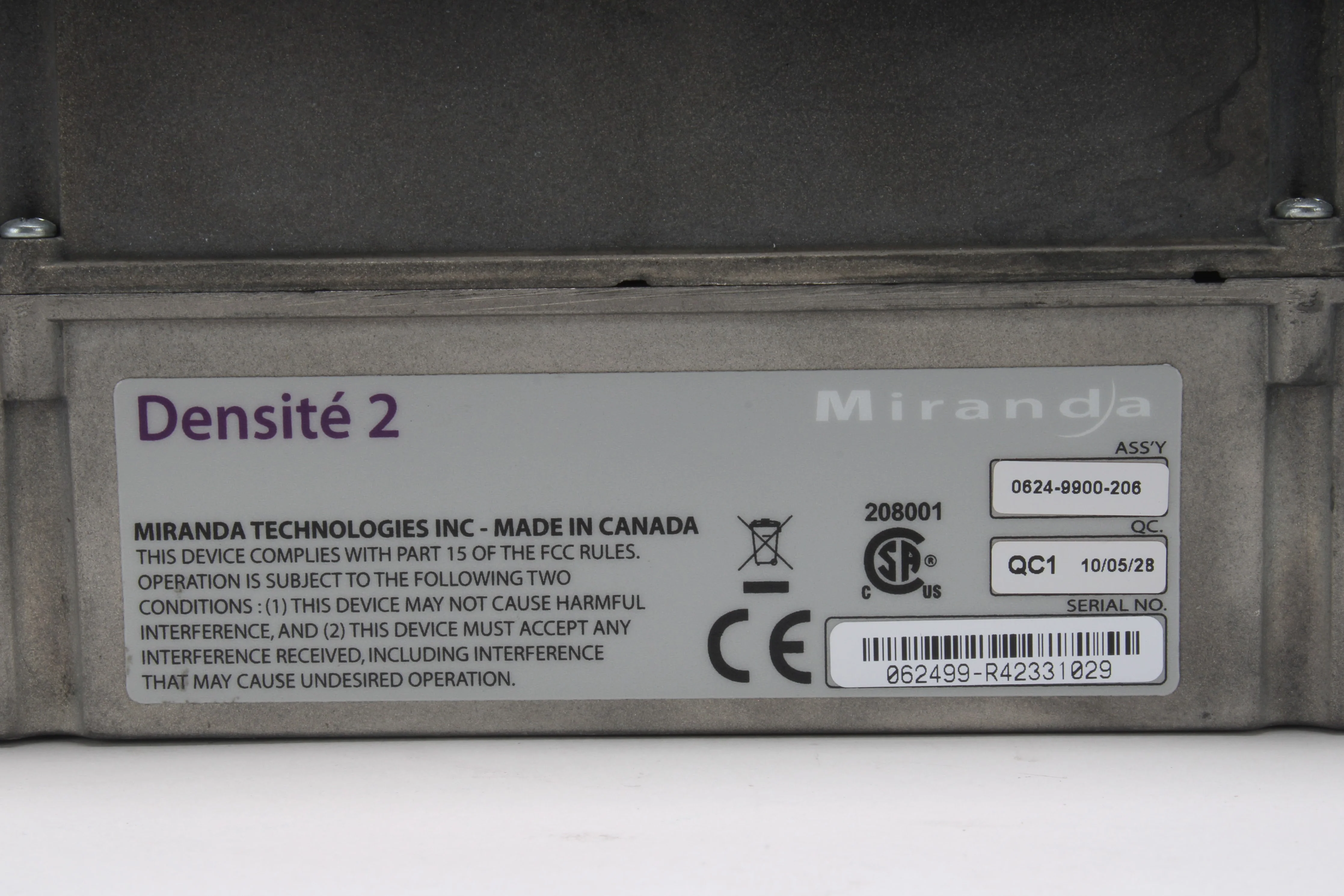 Miranda Densite 2 Housing Frame With 6x Card Modules and 2x Power Supplies - Image 5