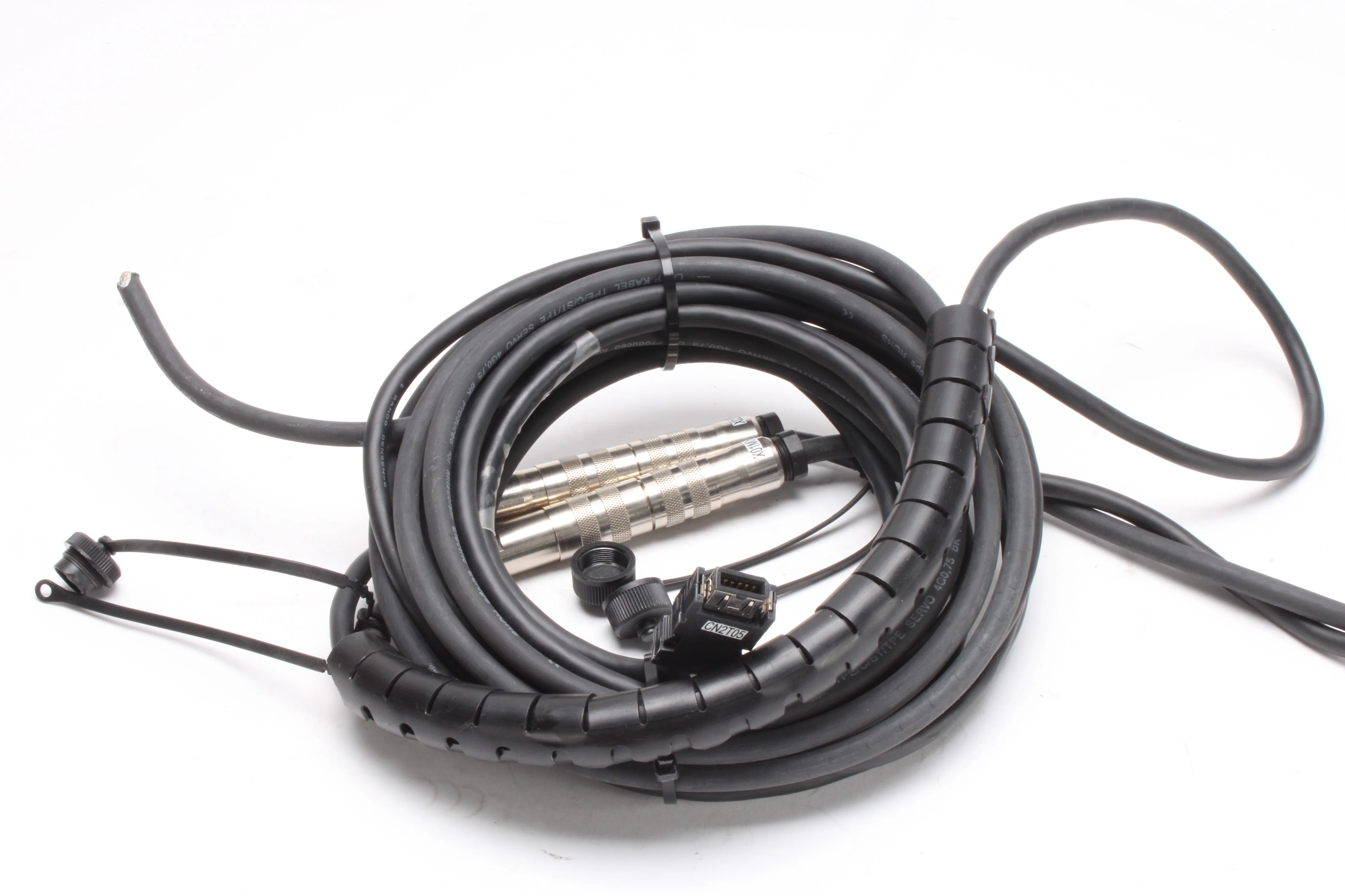 Mitsubishi HF-MP23 AC Servo Motor With 2x Cables - Image 7