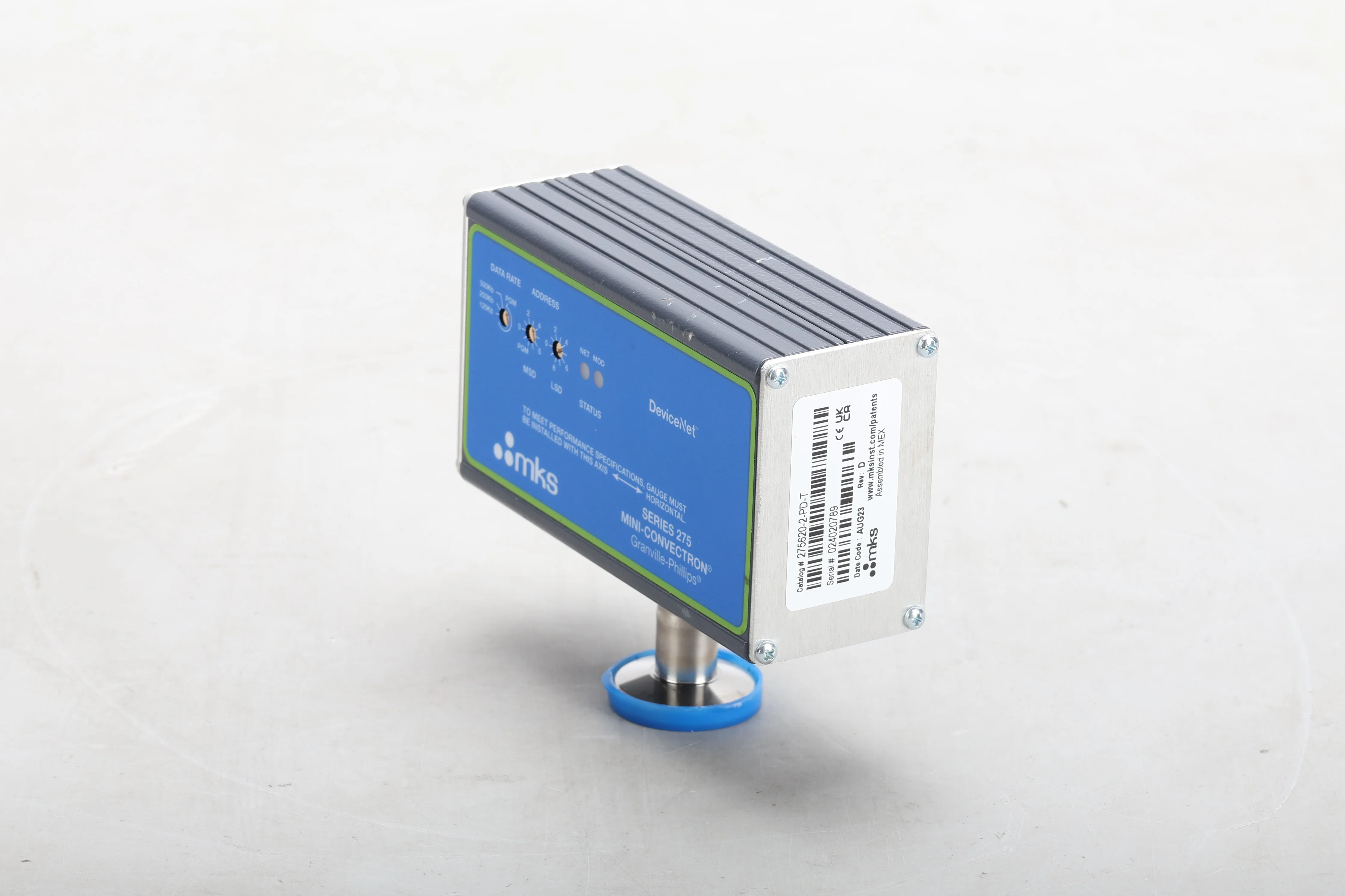 MKS SERIES 275 275620-2-PD-T Mini-Convectron Vacuum Gauge Module - AS IS - Image 4
