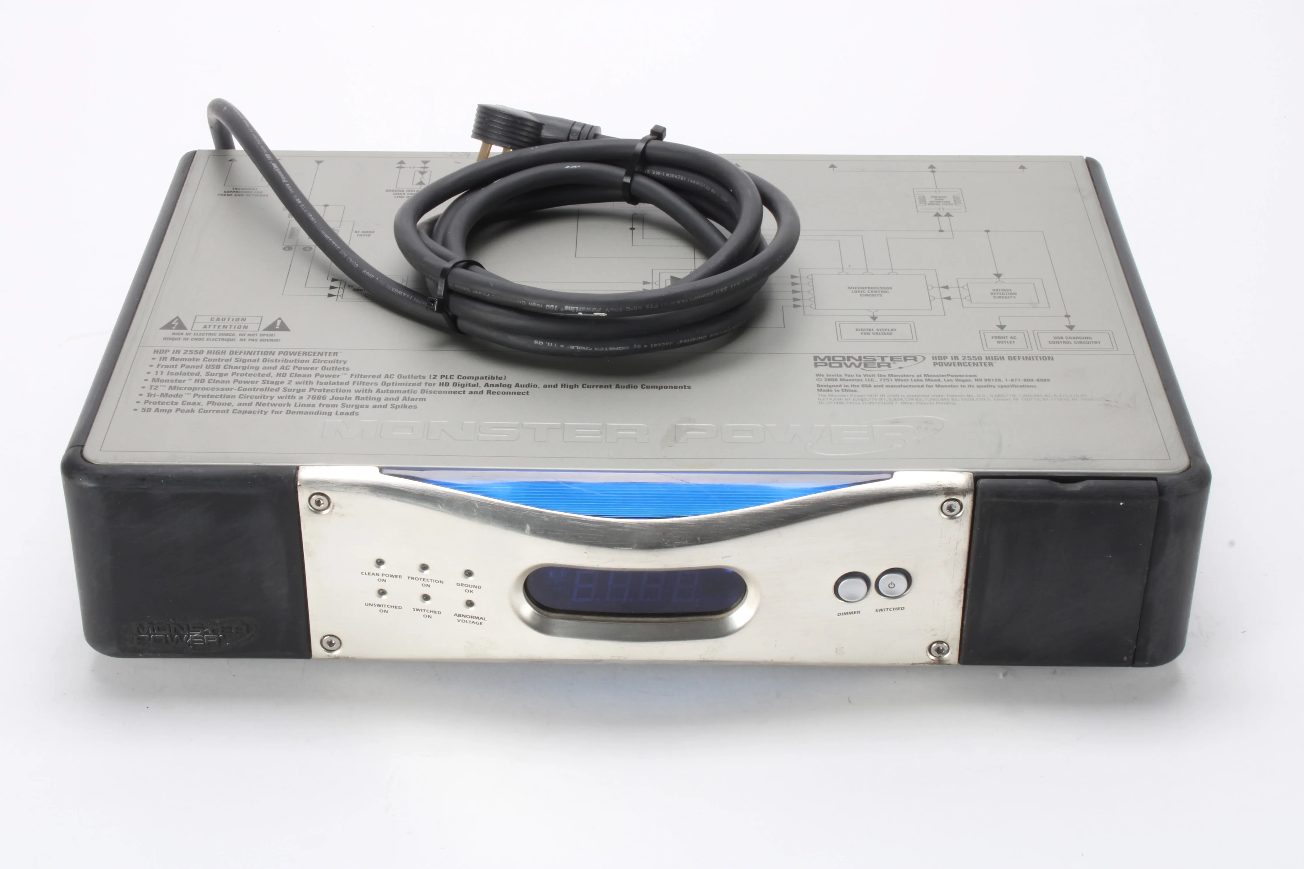 Monster Power HDP IR 2550 High Definition PowerCenter - Fair Condition